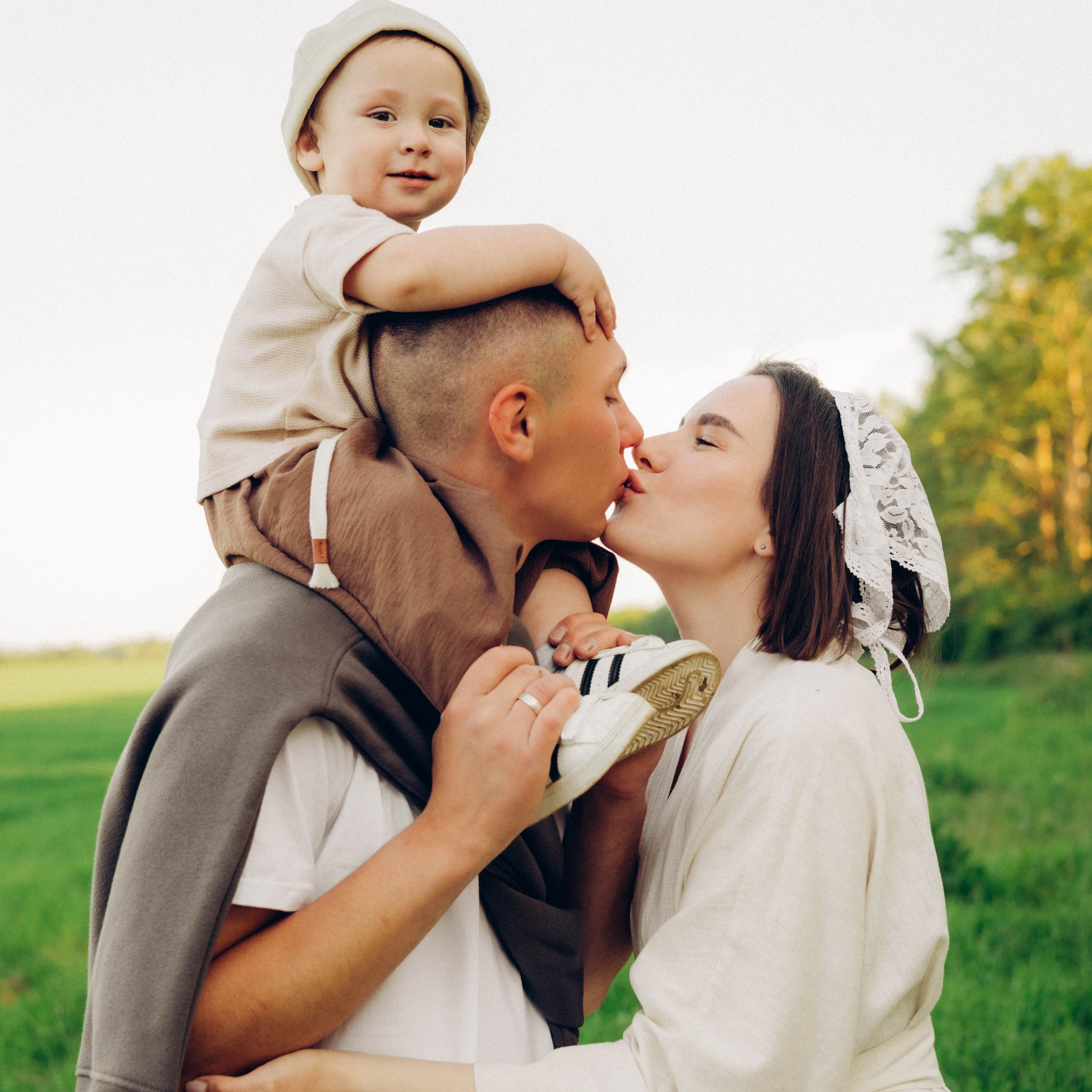 Ксюша, Саша и Володя