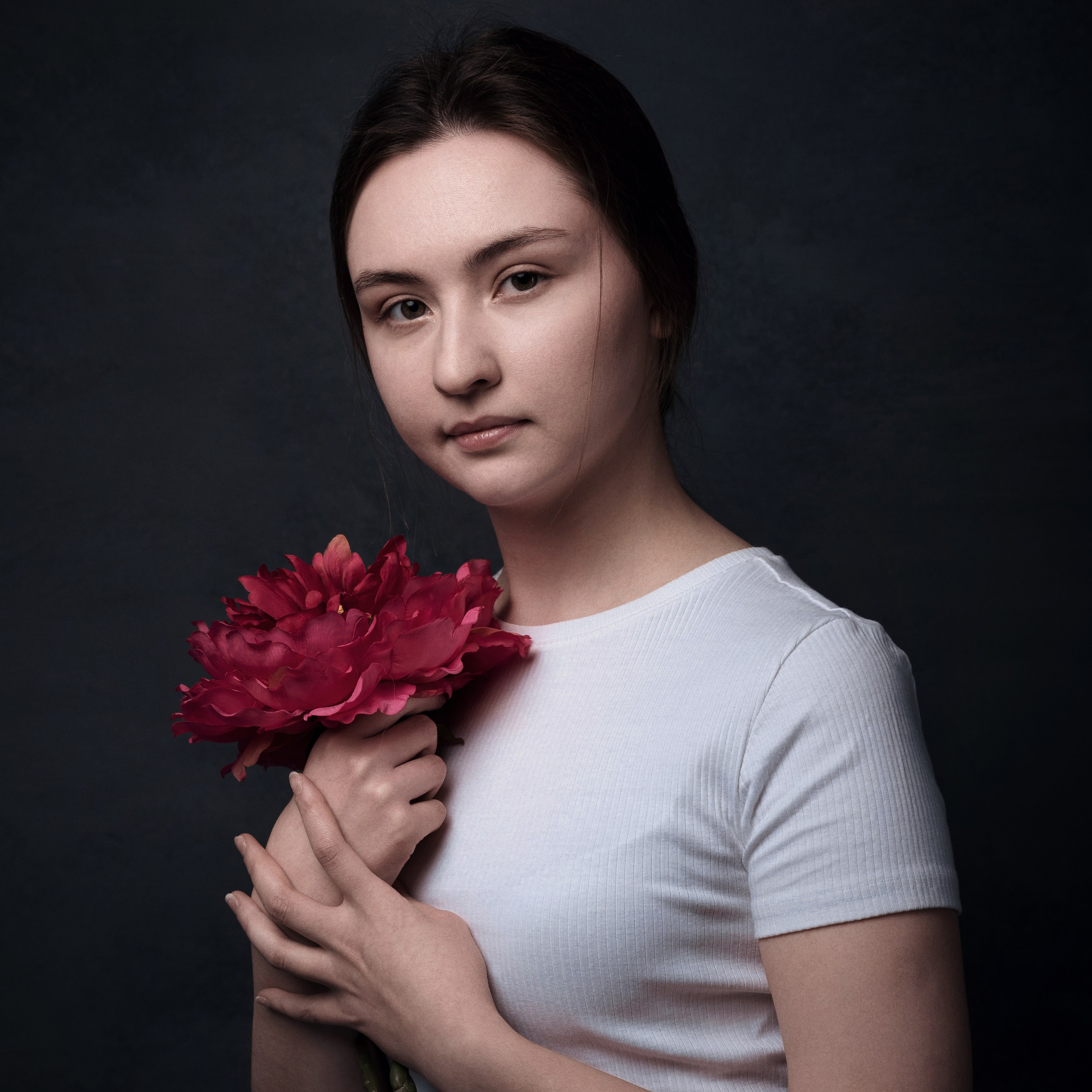 Женский уютный портрет