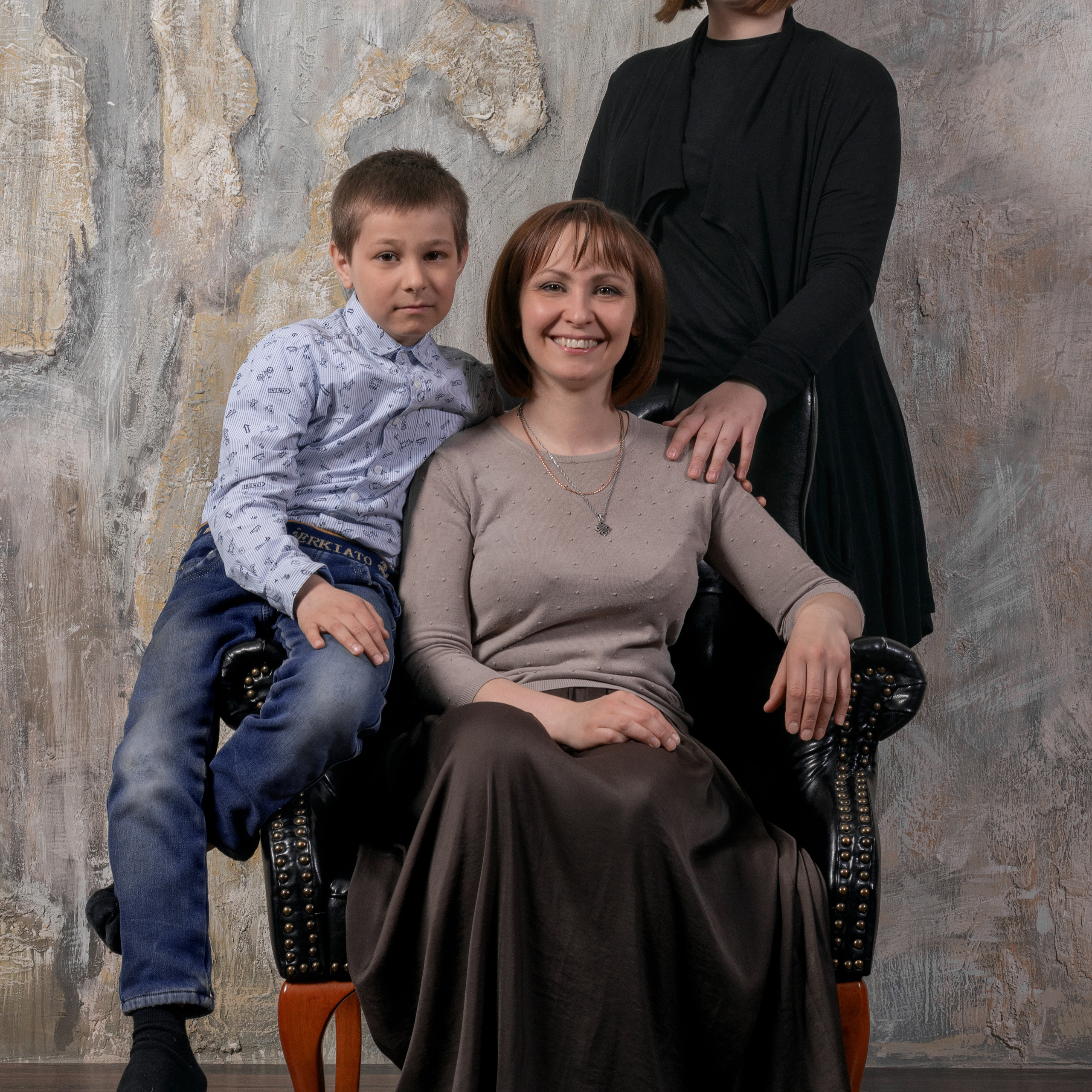 Большая семейная фотосессия