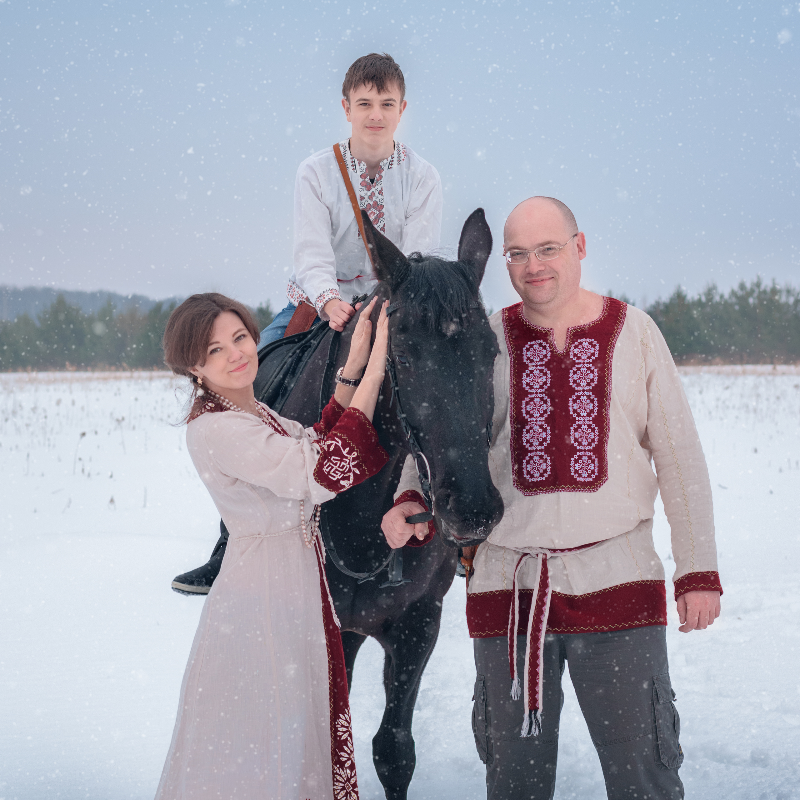 Семейная зимняя фотосессия. Фотографы в Орле Шестопаловы Юлия и Юрий