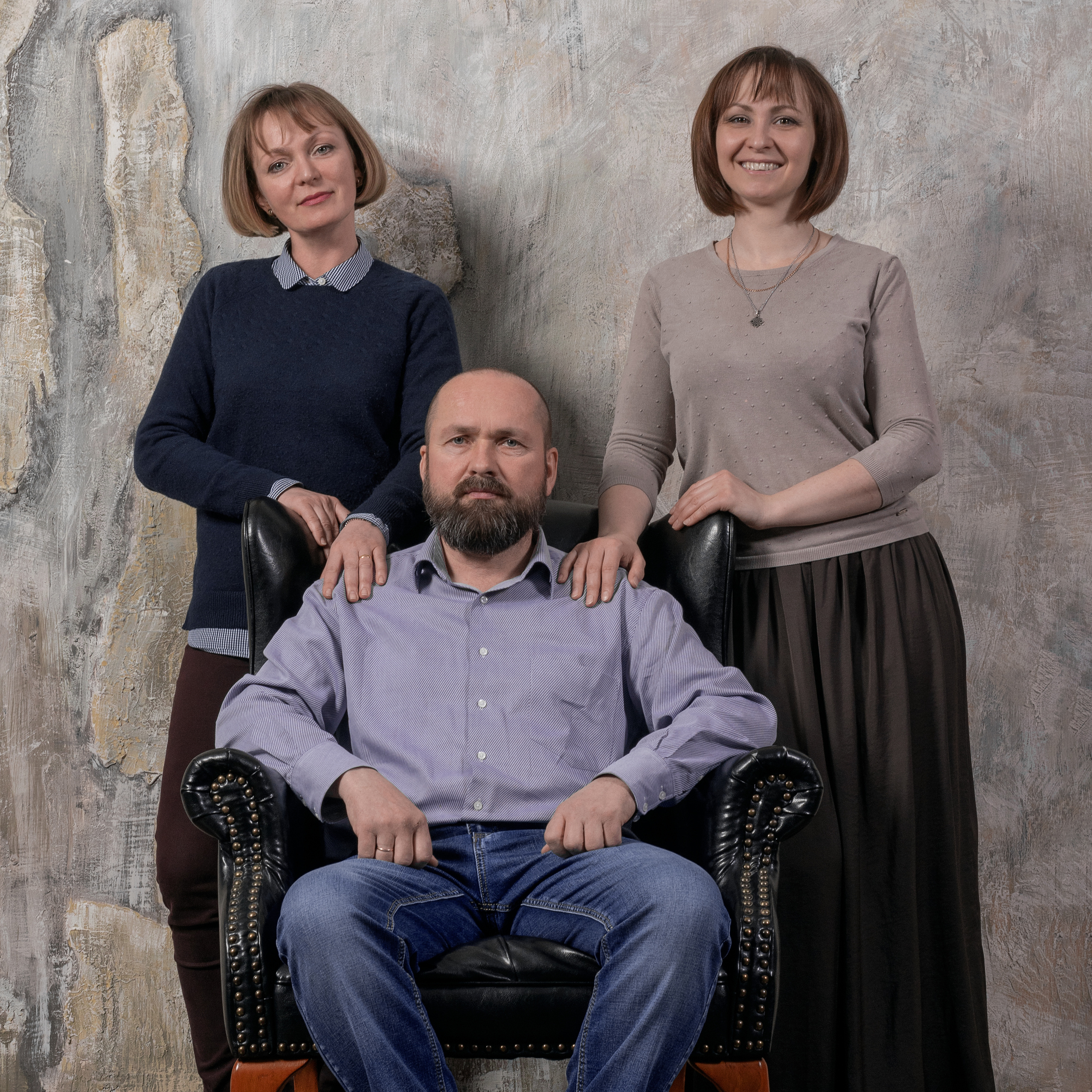 Большая семейная фотосессия