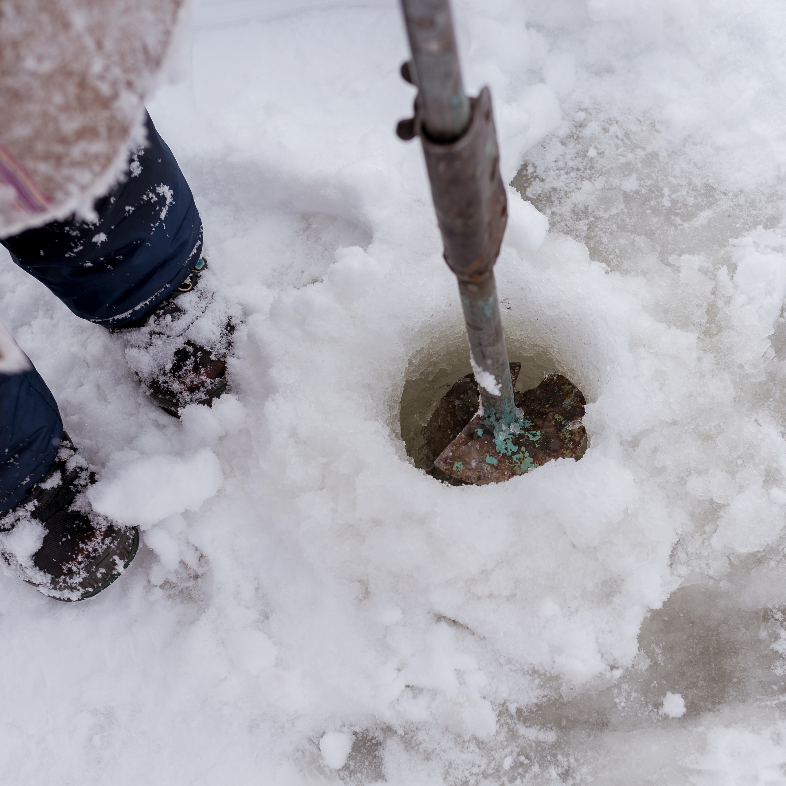 Зимняя рыбалка в деревне. Фотографы в Орле Шестопаловы Юлия и Юрий