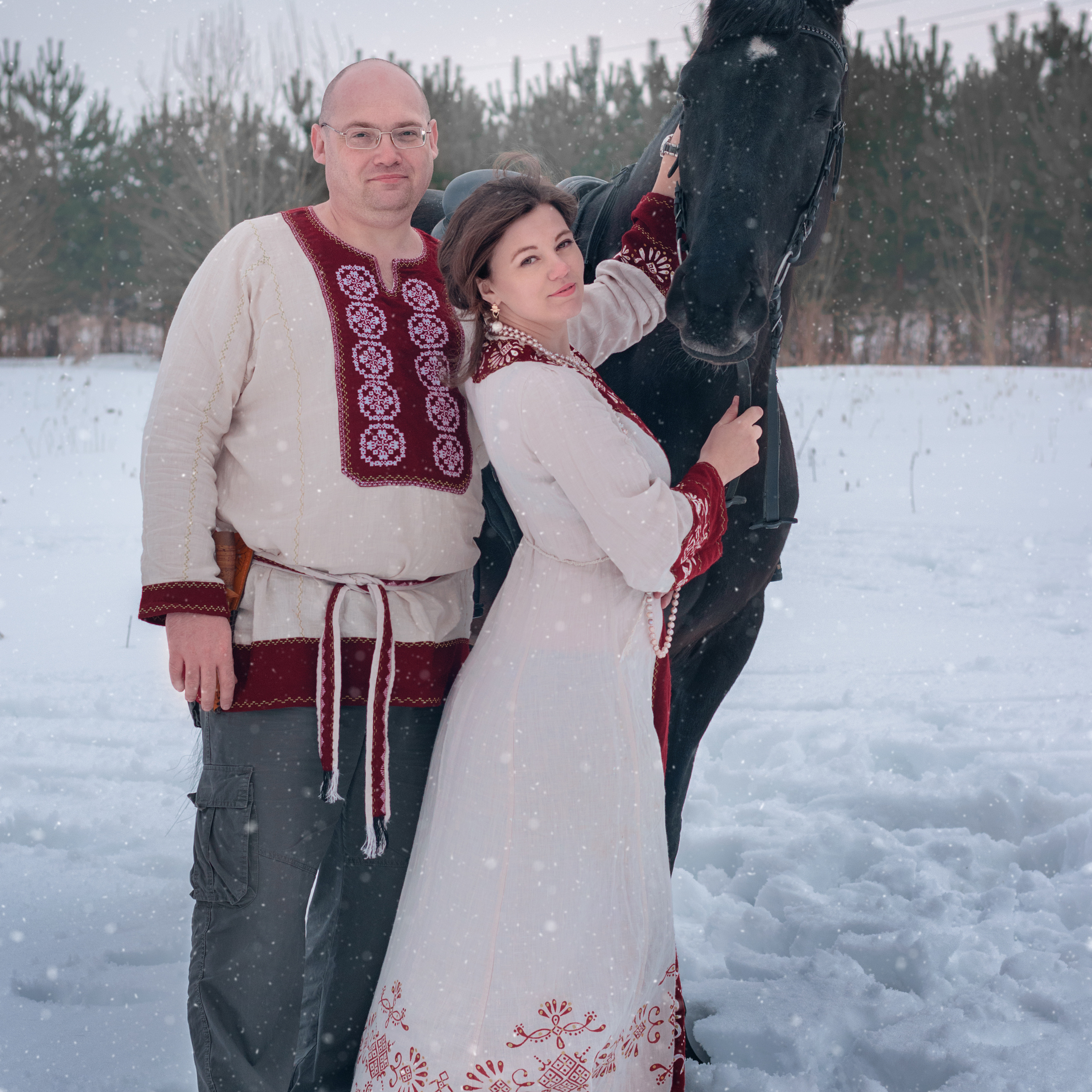 Семейная зимняя фотосессия. Фотографы в Орле Шестопаловы Юлия и Юрий