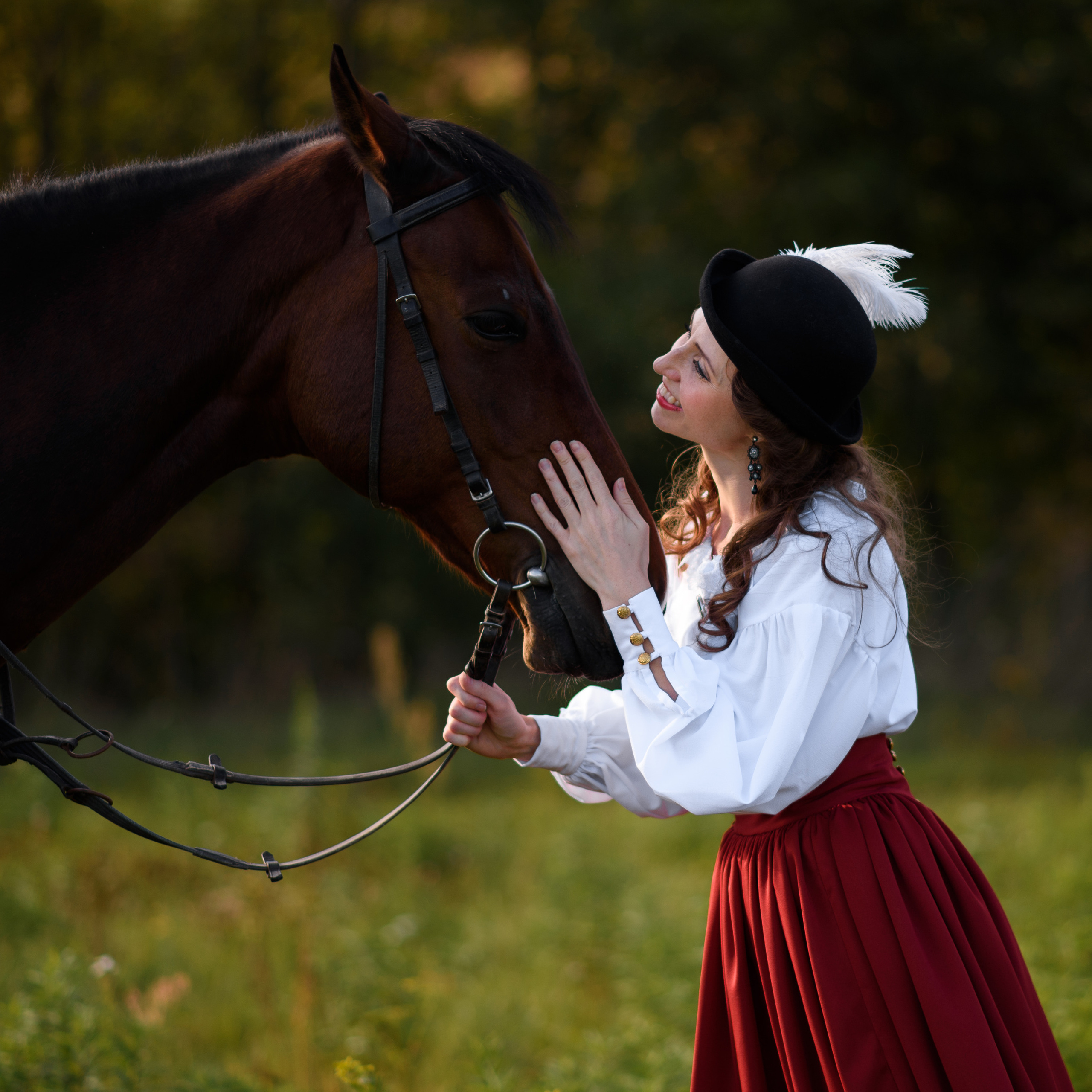 Наталья — фотосессия на конюшне. Фотографы в Орле Шестопаловы Юлия и Юрий