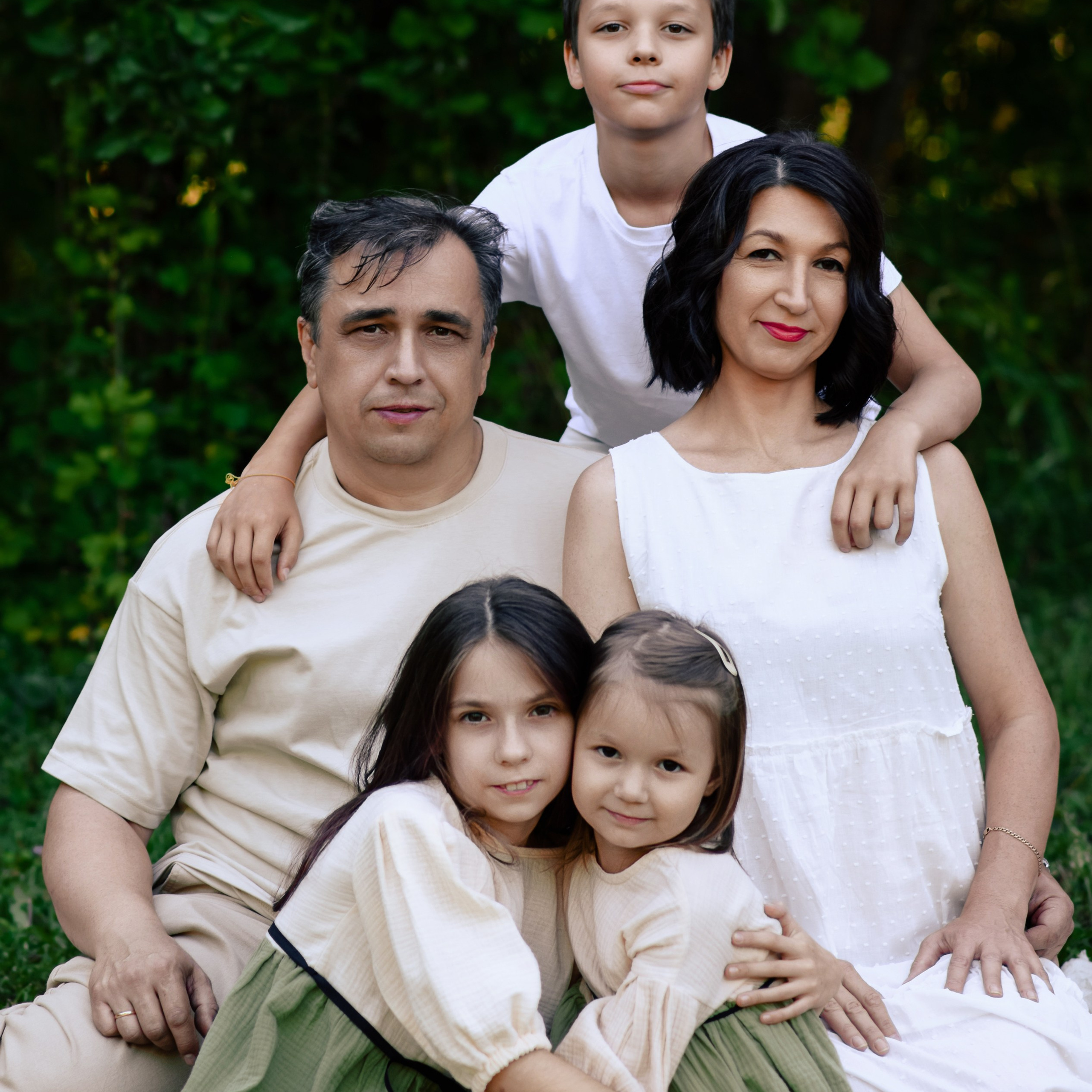 Евгения, Алексей, Маша, Иван и Ксюша. Фотографы в Орле Шестопаловы Юлия и Юрий