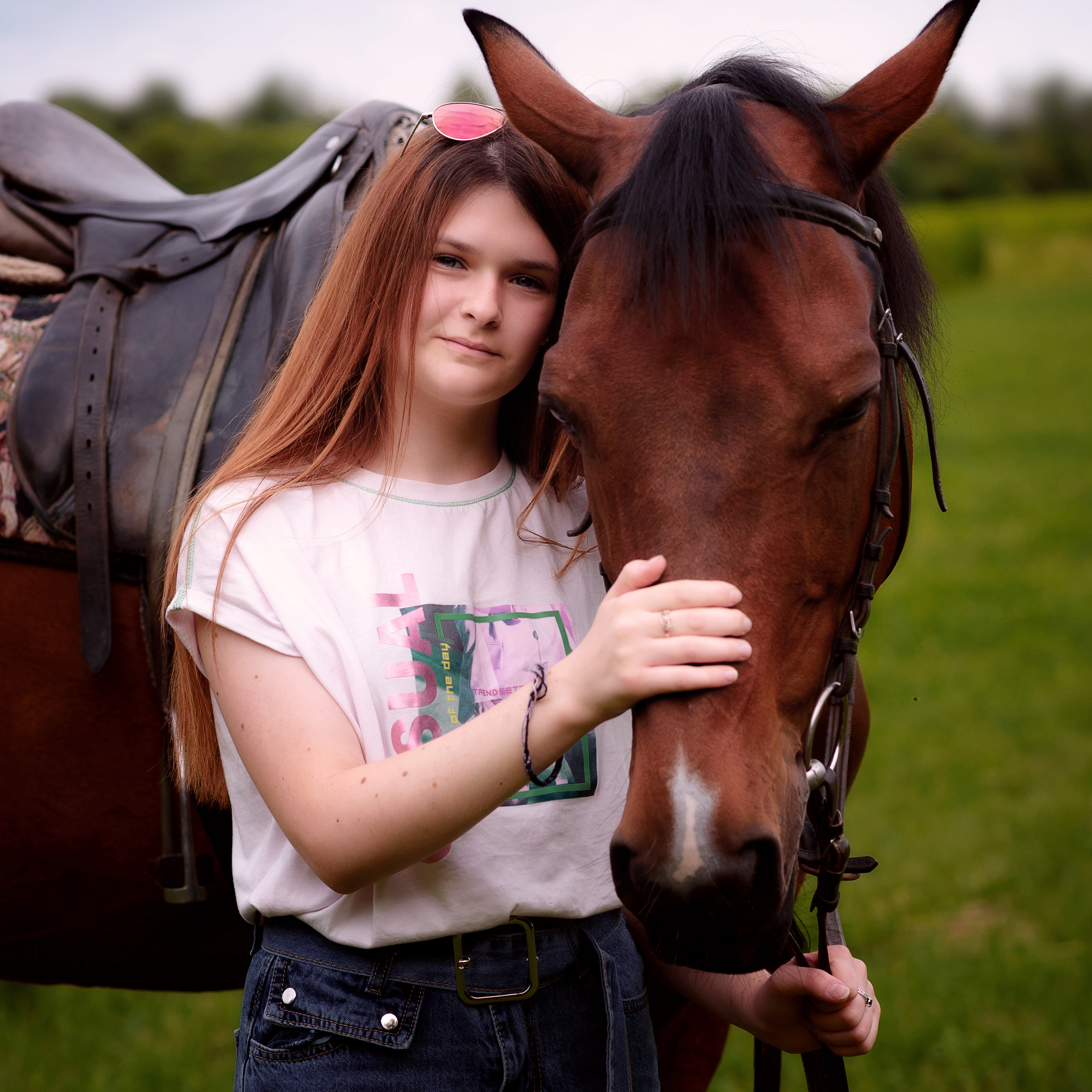 Катя — фотосессия с лошадью. Фотографы в Орле Шестопаловы Юлия и Юрий