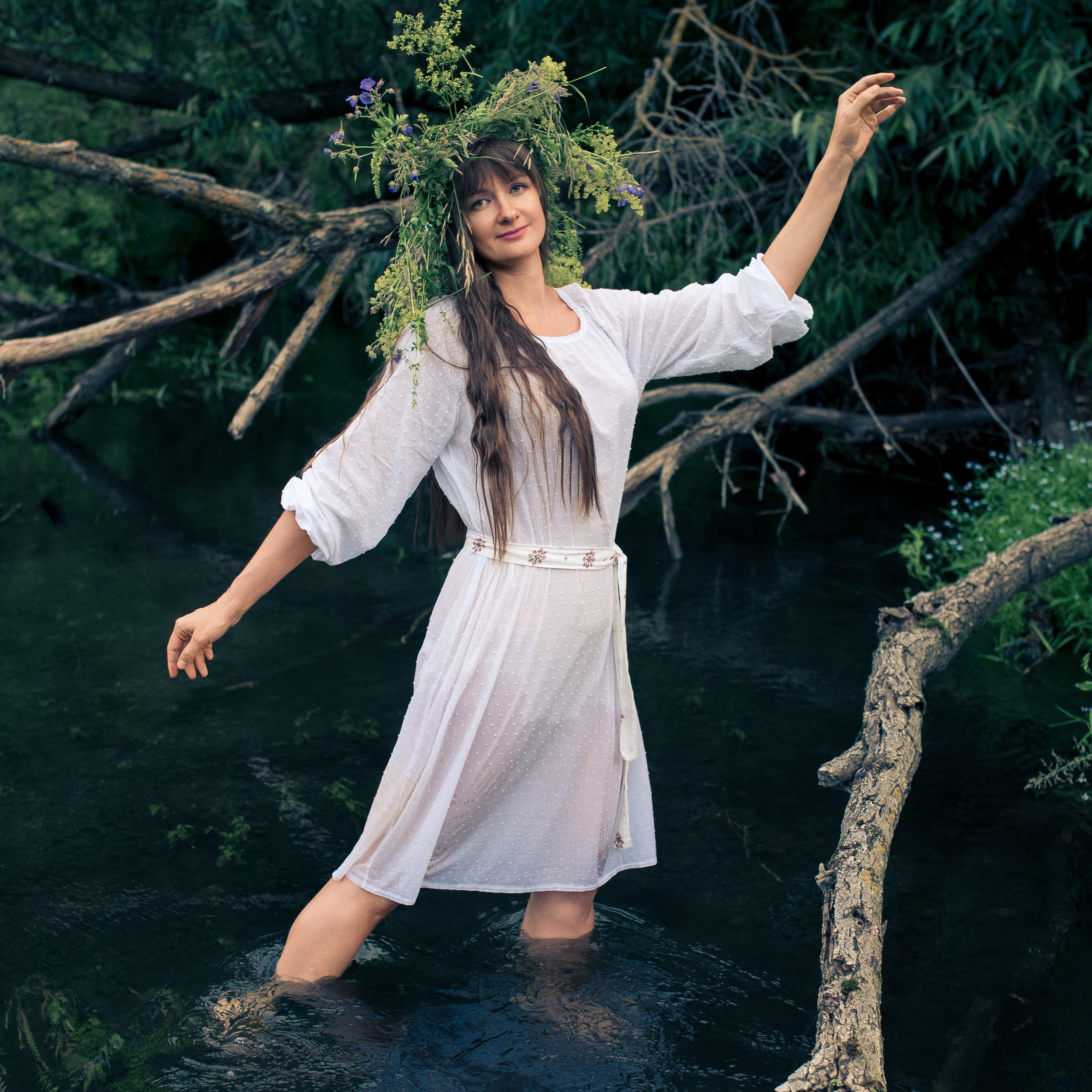 Людмила — фотосессия в стиле Купалы. Фотографы в Орле Шестопаловы Юлия и Юрий