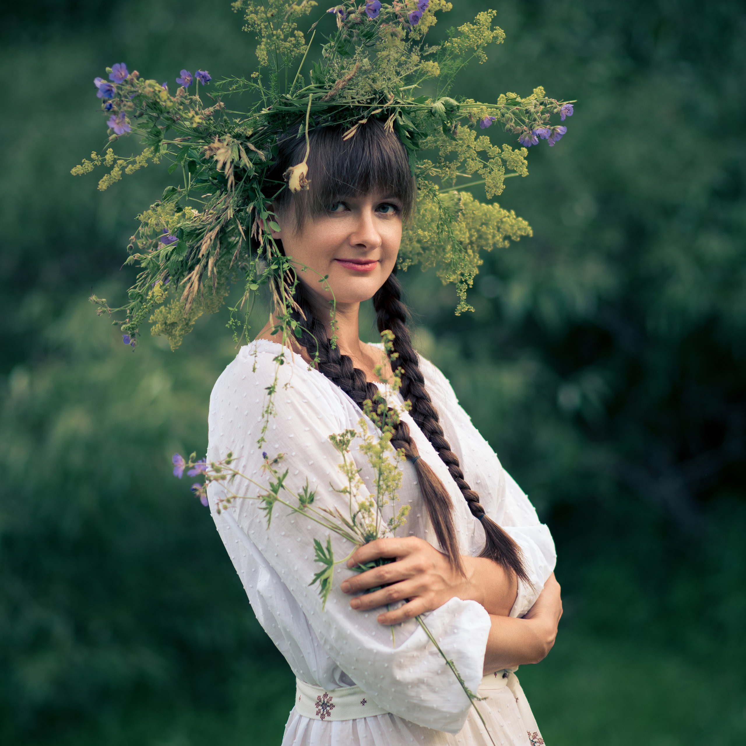 Людмила — фотосессия в стиле Купалы. Фотографы в Орле Шестопаловы Юлия и Юрий