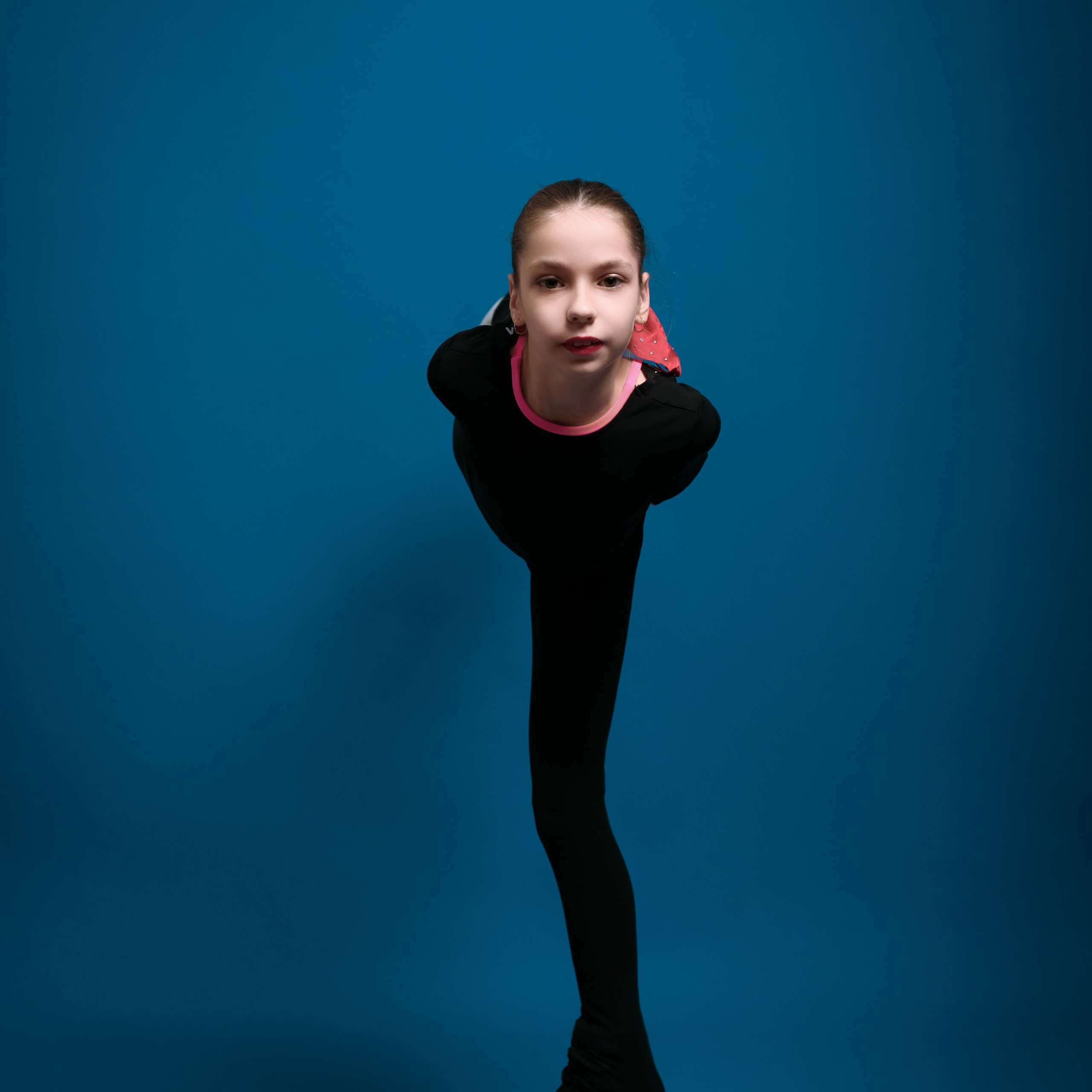 Фотосессия с коньками в студии