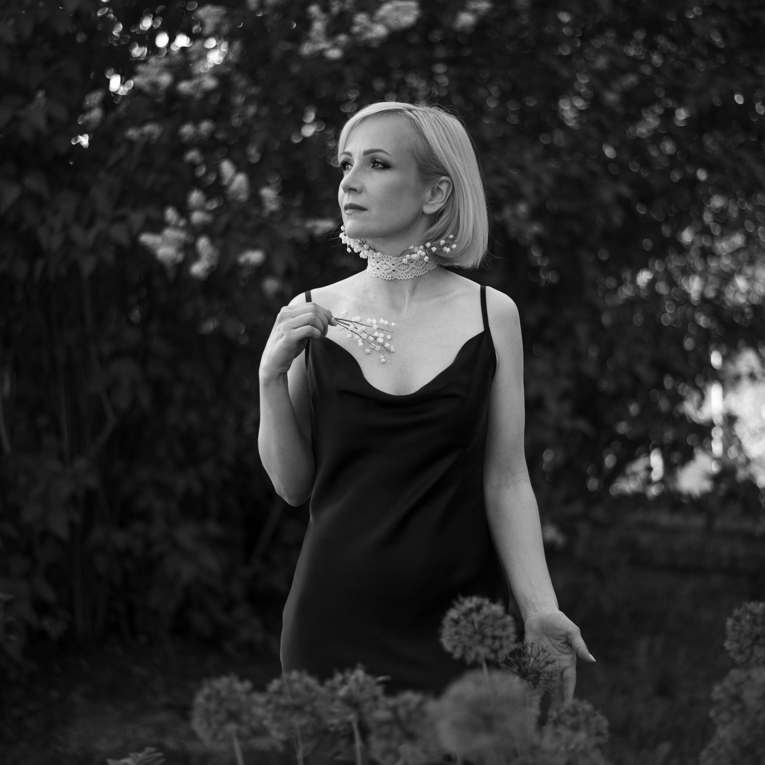 Фотосессия с цветами