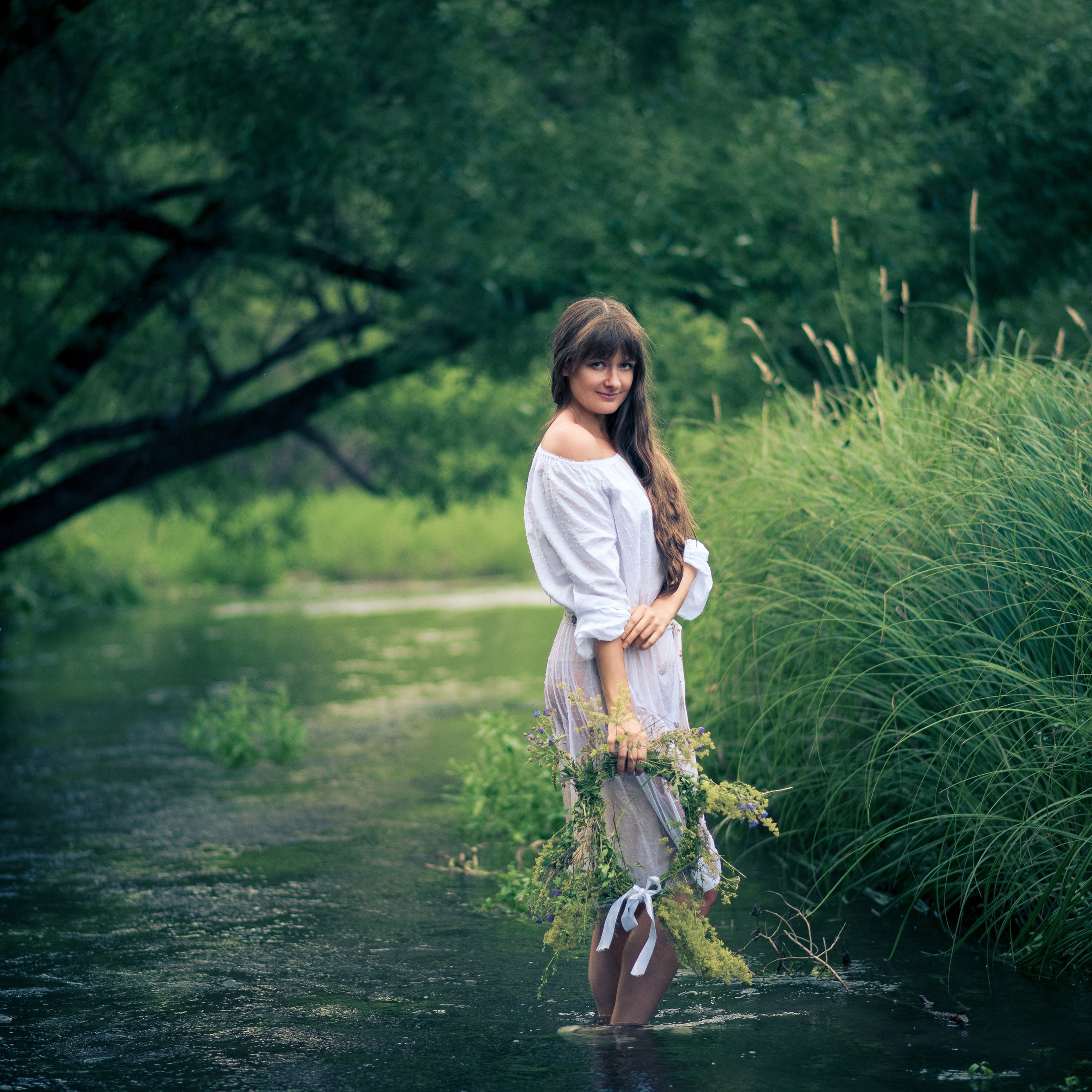 Людмила — фотосессия в стиле Купалы. Фотографы в Орле Шестопаловы Юлия и Юрий