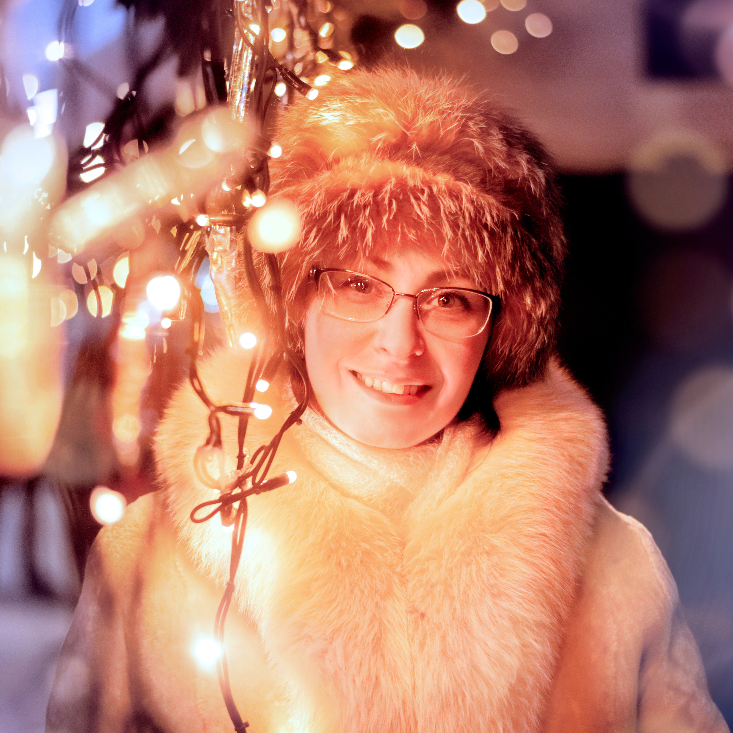 Семейная новогодняя фотосессия на улице. Фотографы в Орле Шестопаловы Юлия и Юрий