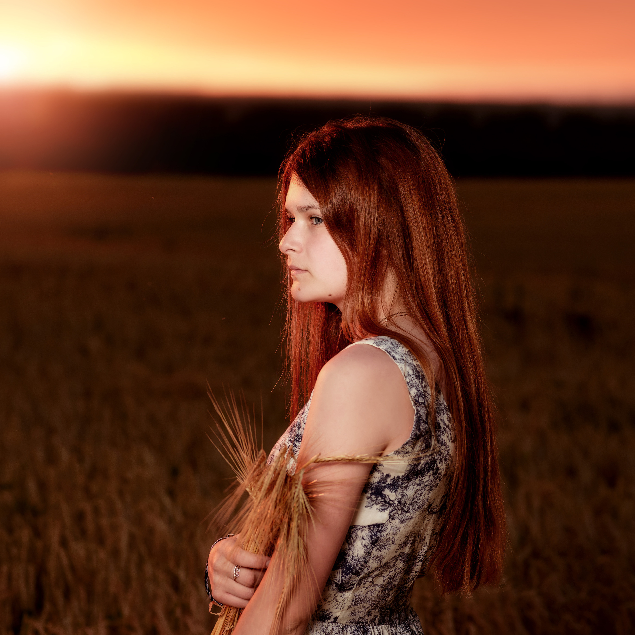 Катя — фотосессия с лошадью