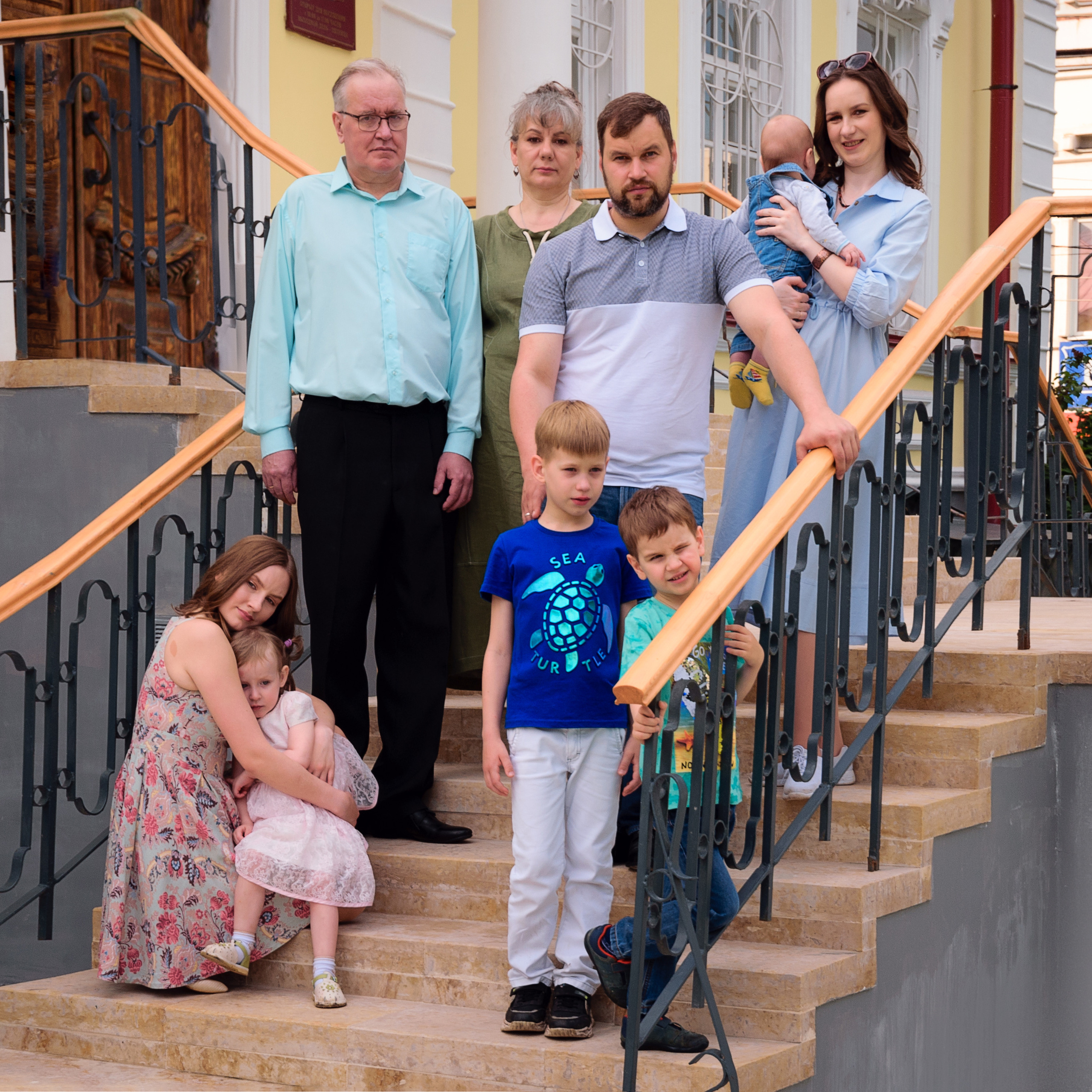 БОЛЬШАЯ семья Поплавных). Фотографы в Орле Шестопаловы Юлия и Юрий