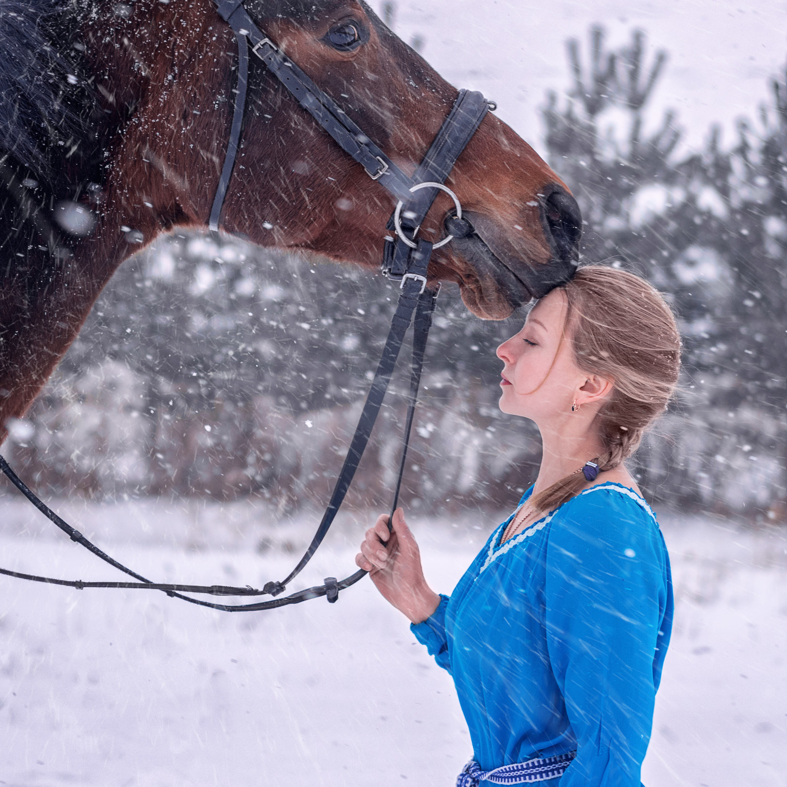 Ирина — фотосессии с лошадьми