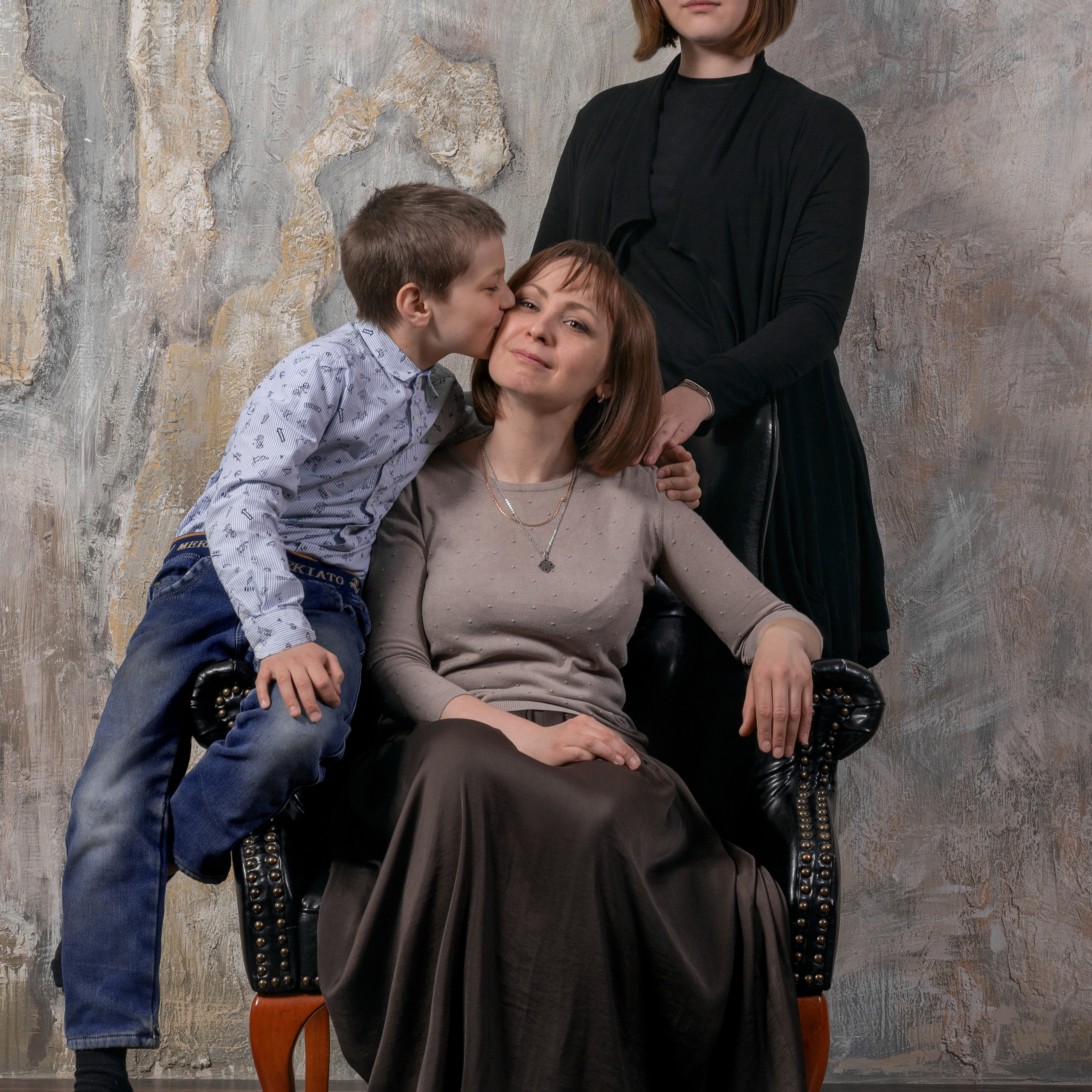 Большая семейная фотосессия