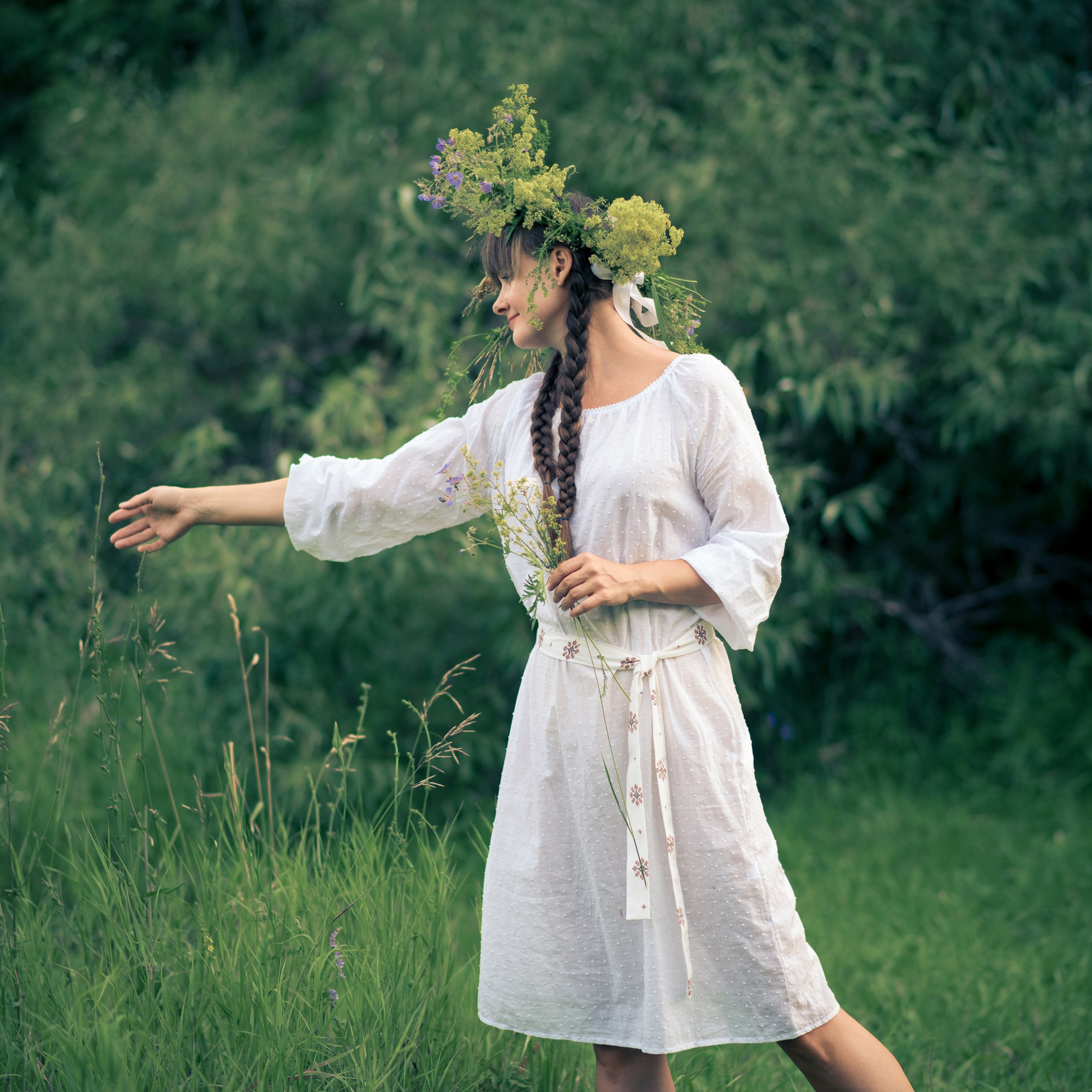Людмила — фотосессия в стиле Купалы. Фотографы в Орле Шестопаловы Юлия и Юрий