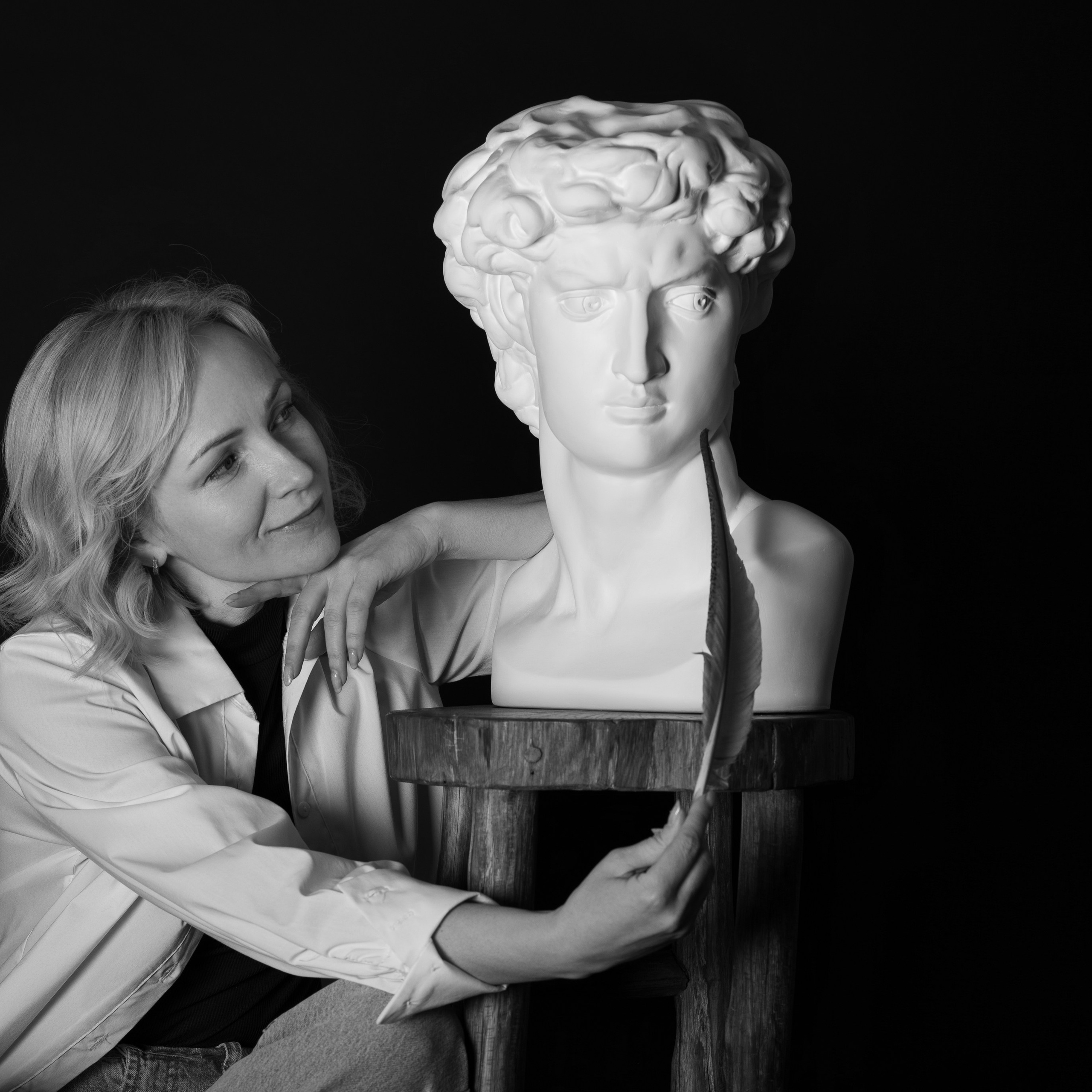 Евгения ч/б съемка. Фотографы в Орле Шестопаловы Юлия и Юрий