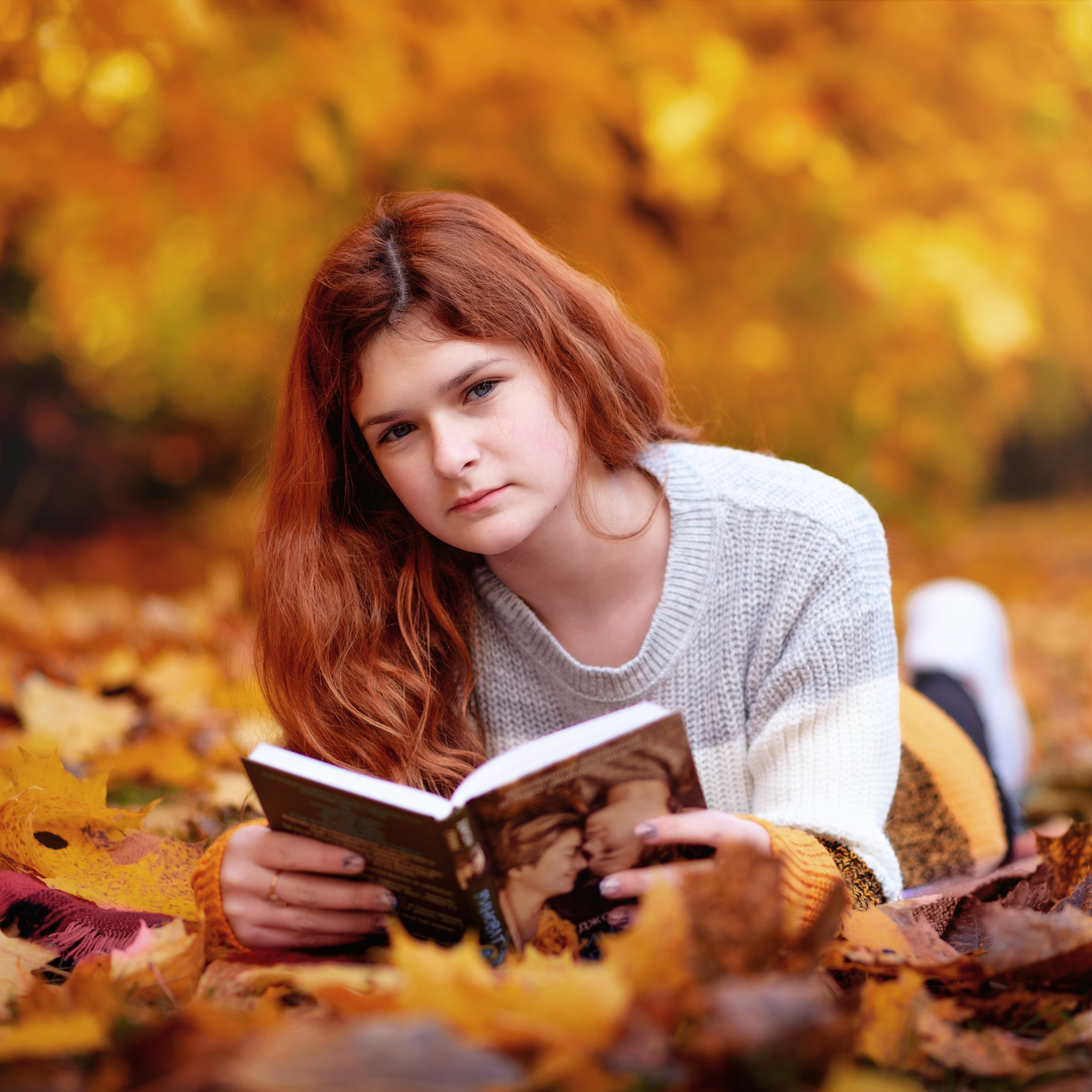 Катя -осенняя фотосессия