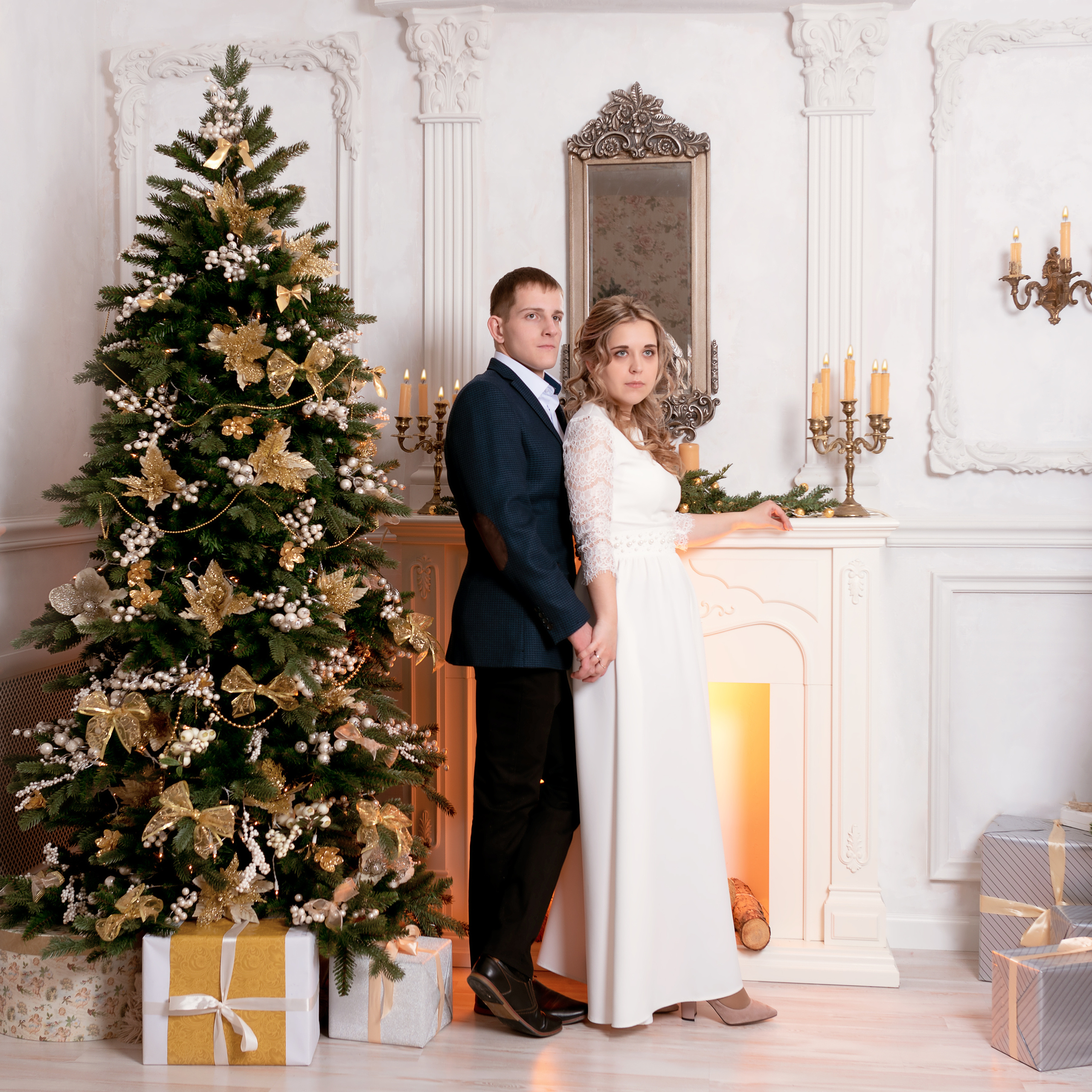 Свадебная фотосъемка в студии. Фотографы в Орле Шестопаловы Юлия и Юрий