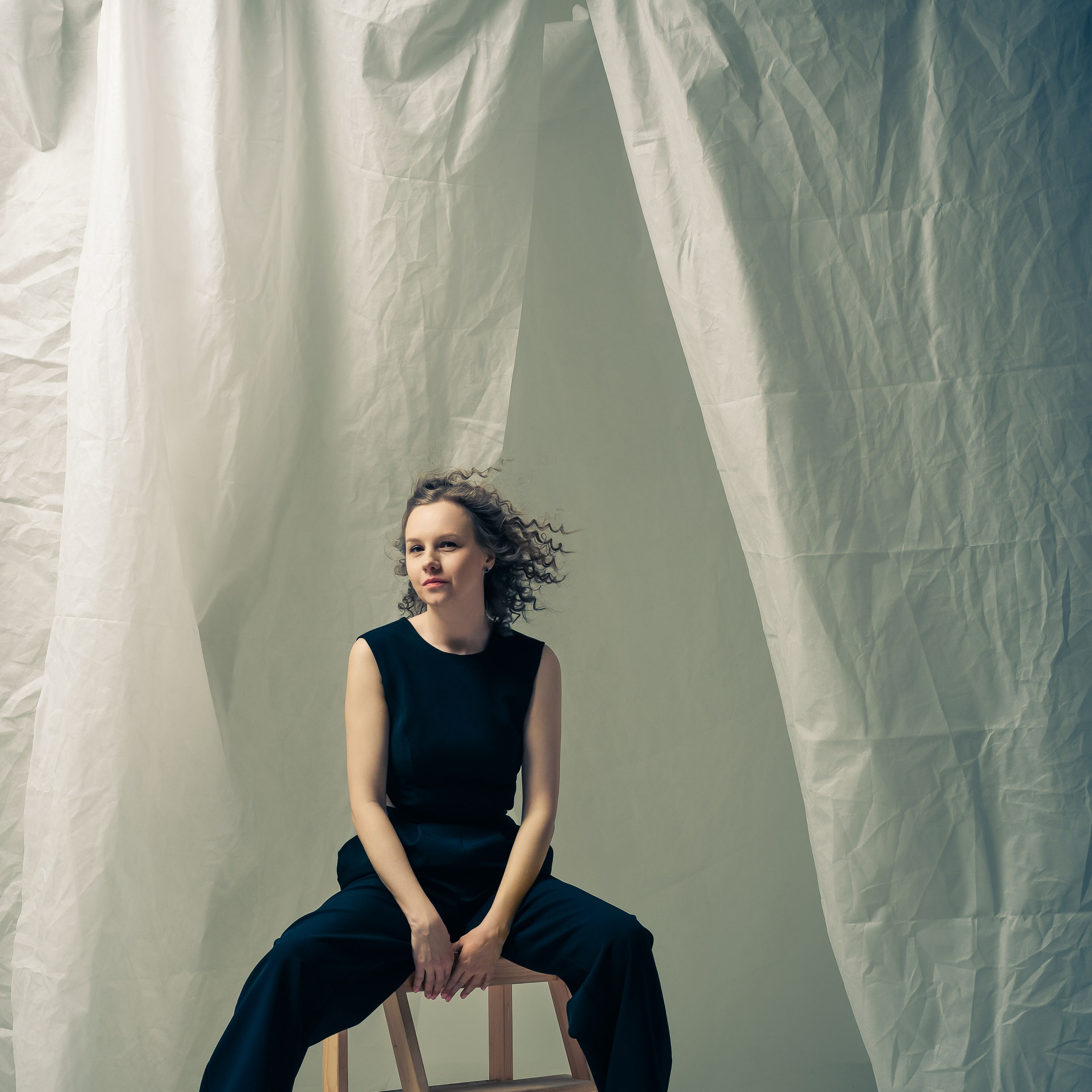 Ирина фотосессия с простынями