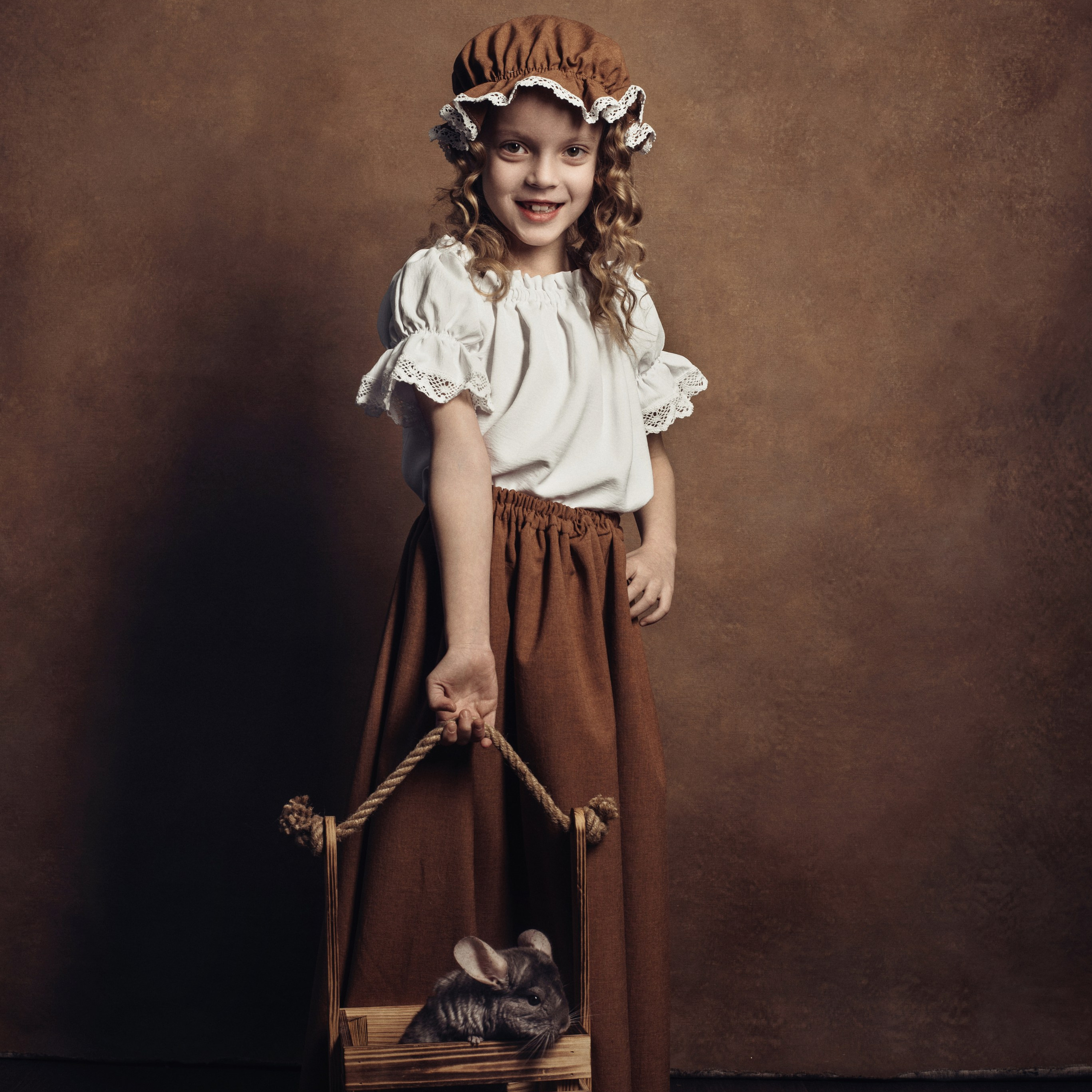 Фотосессия с шиншиллой