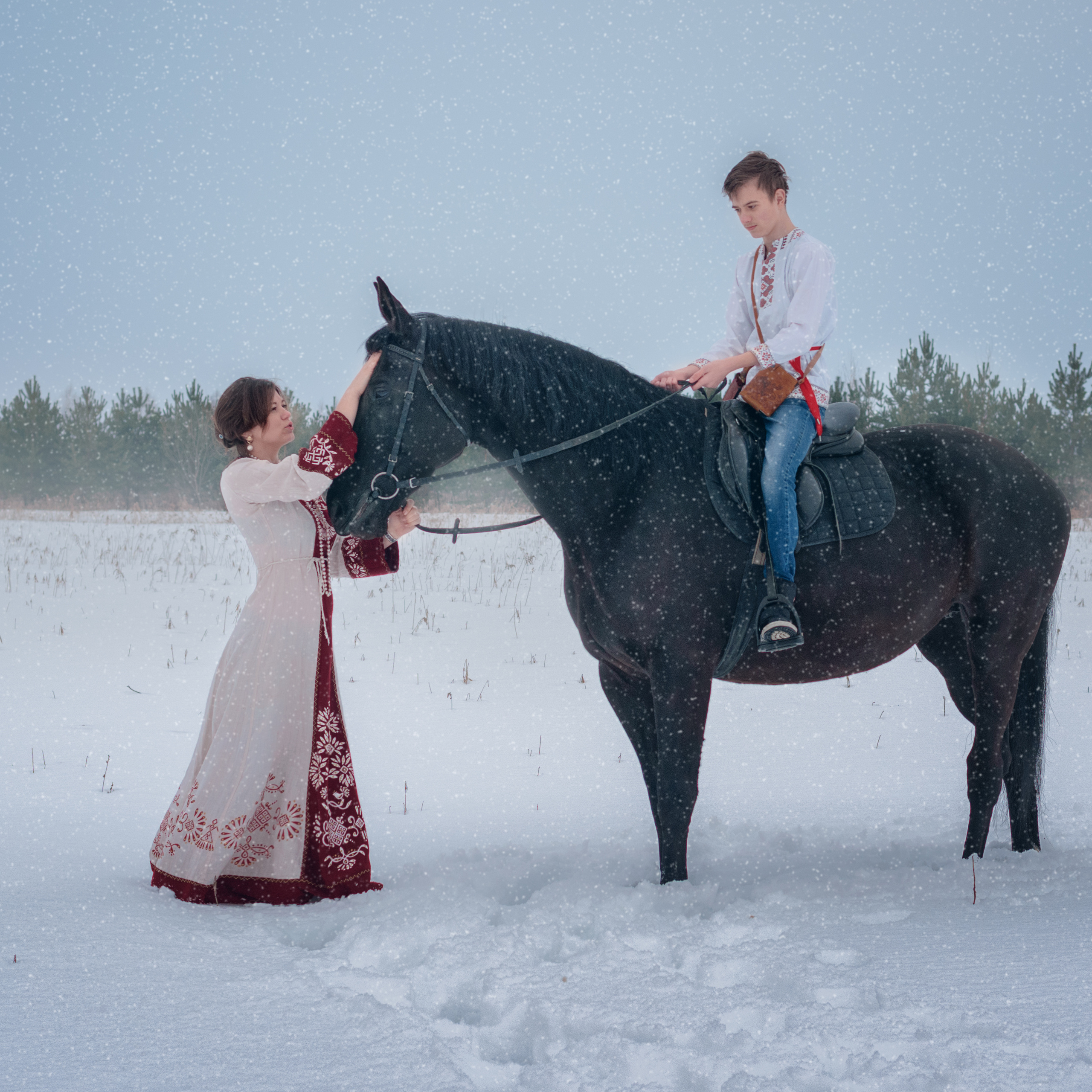 Семейная зимняя фотосессия. Фотографы в Орле Шестопаловы Юлия и Юрий
