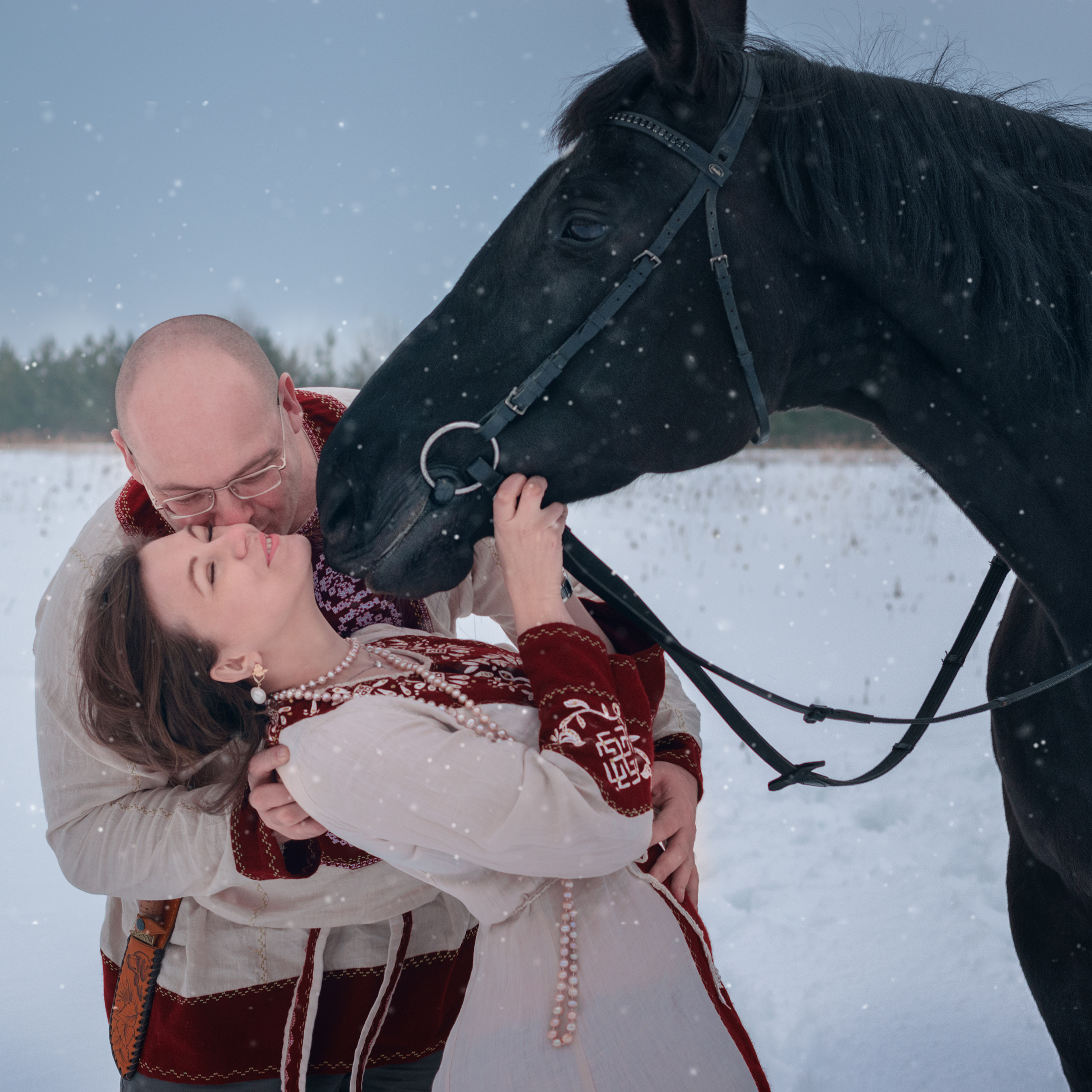 Семейная зимняя фотосессия. Фотографы в Орле Шестопаловы Юлия и Юрий