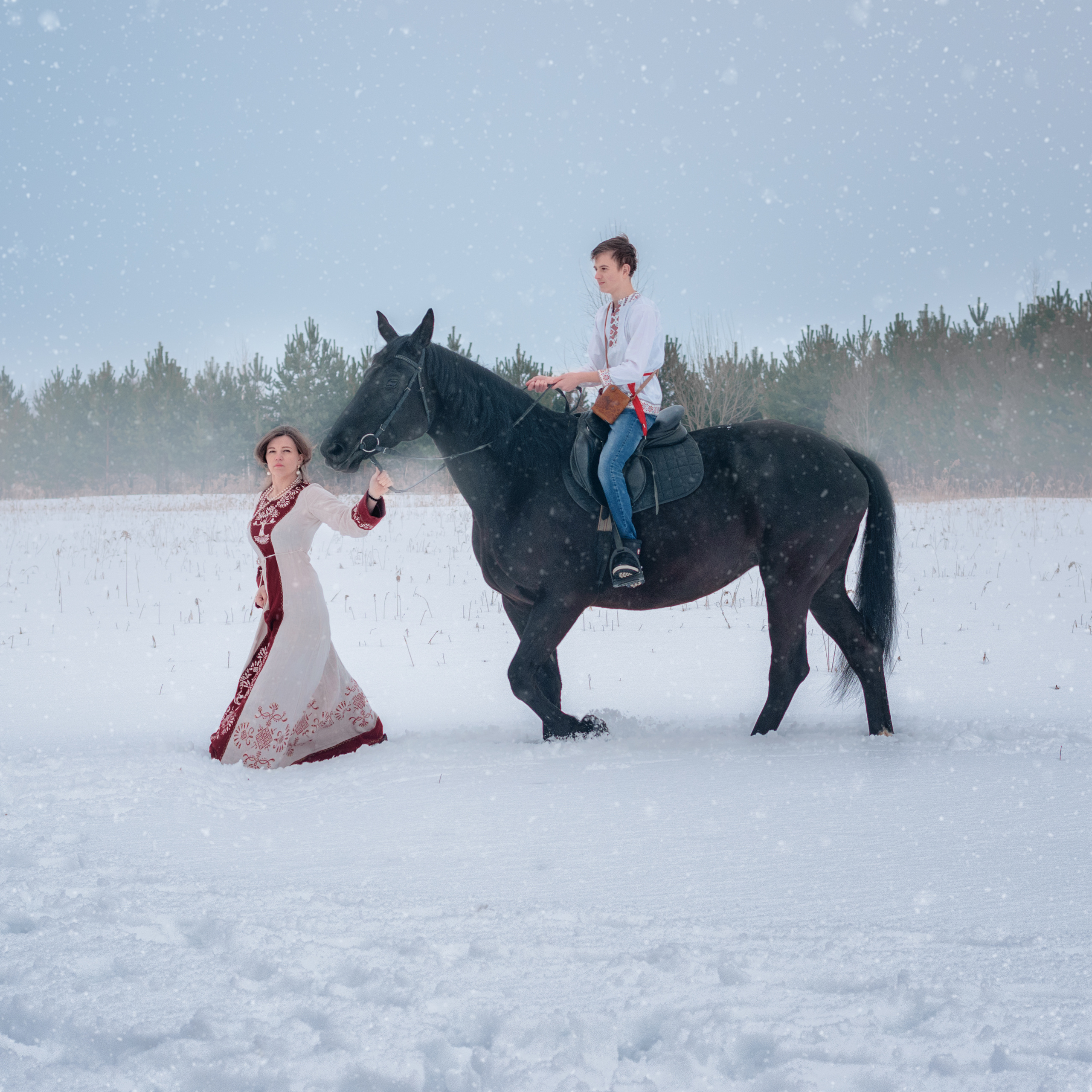 Семейная зимняя фотосессия. Фотографы в Орле Шестопаловы Юлия и Юрий