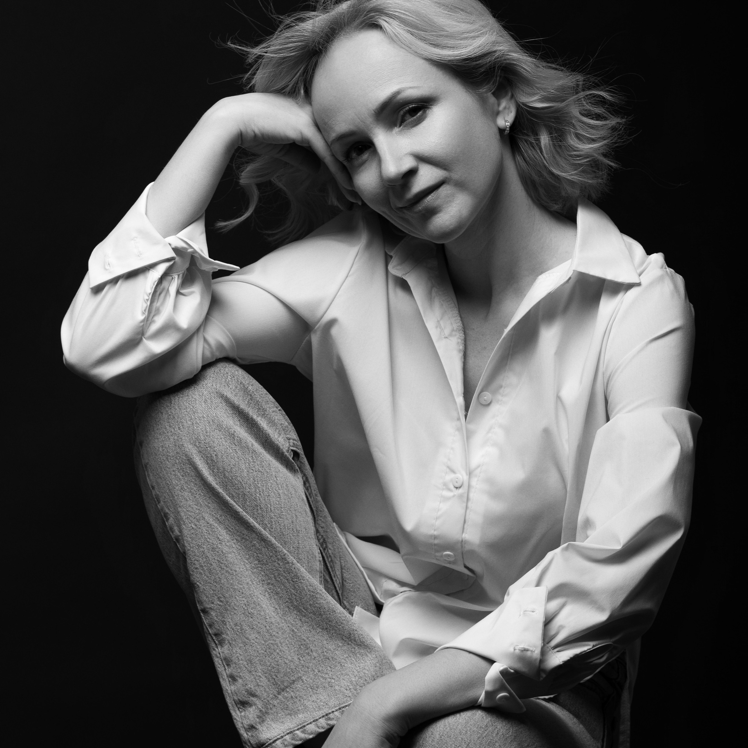 Евгения ч/б съемка