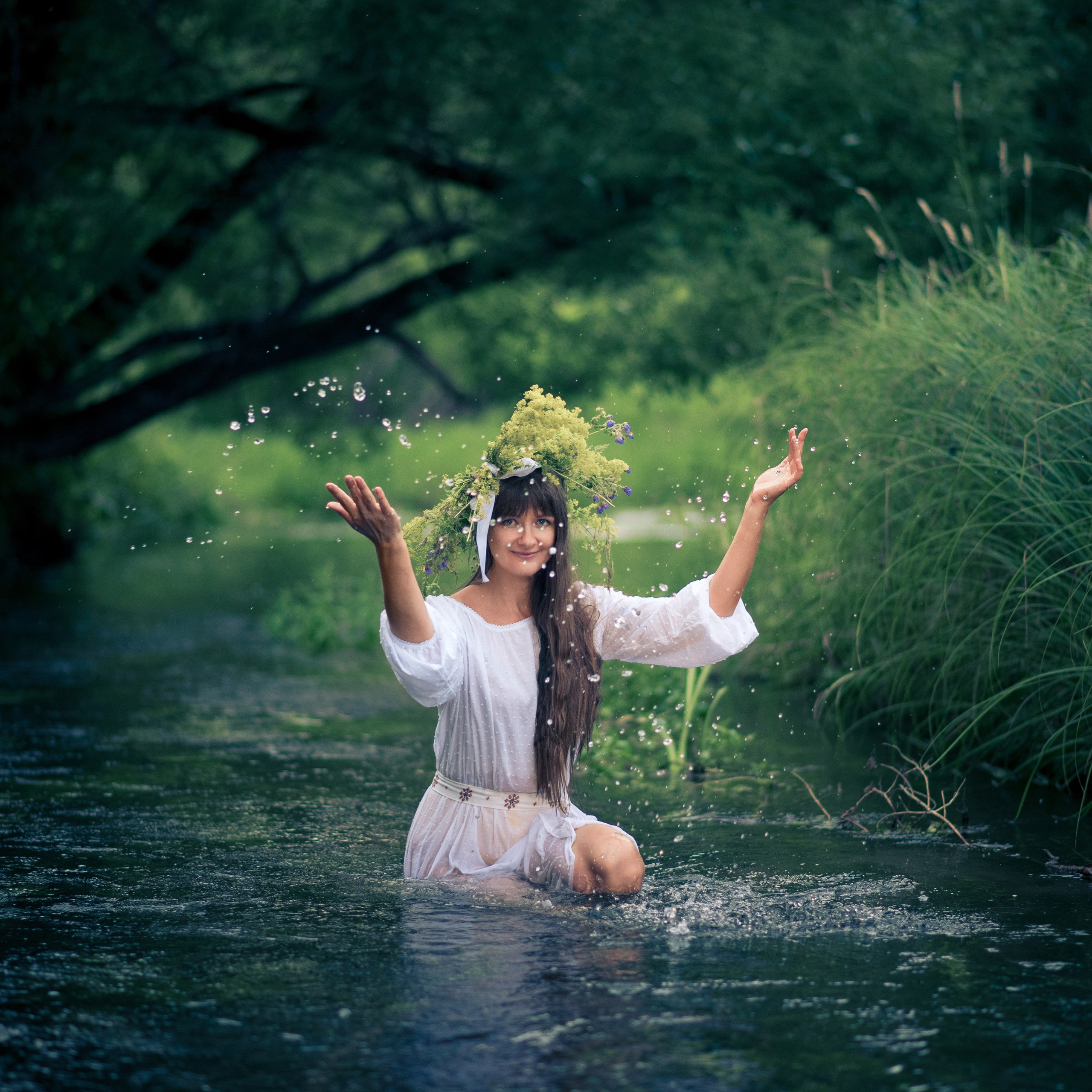 Людмила — фотосессия в стиле Купалы. Фотографы в Орле Шестопаловы Юлия и Юрий