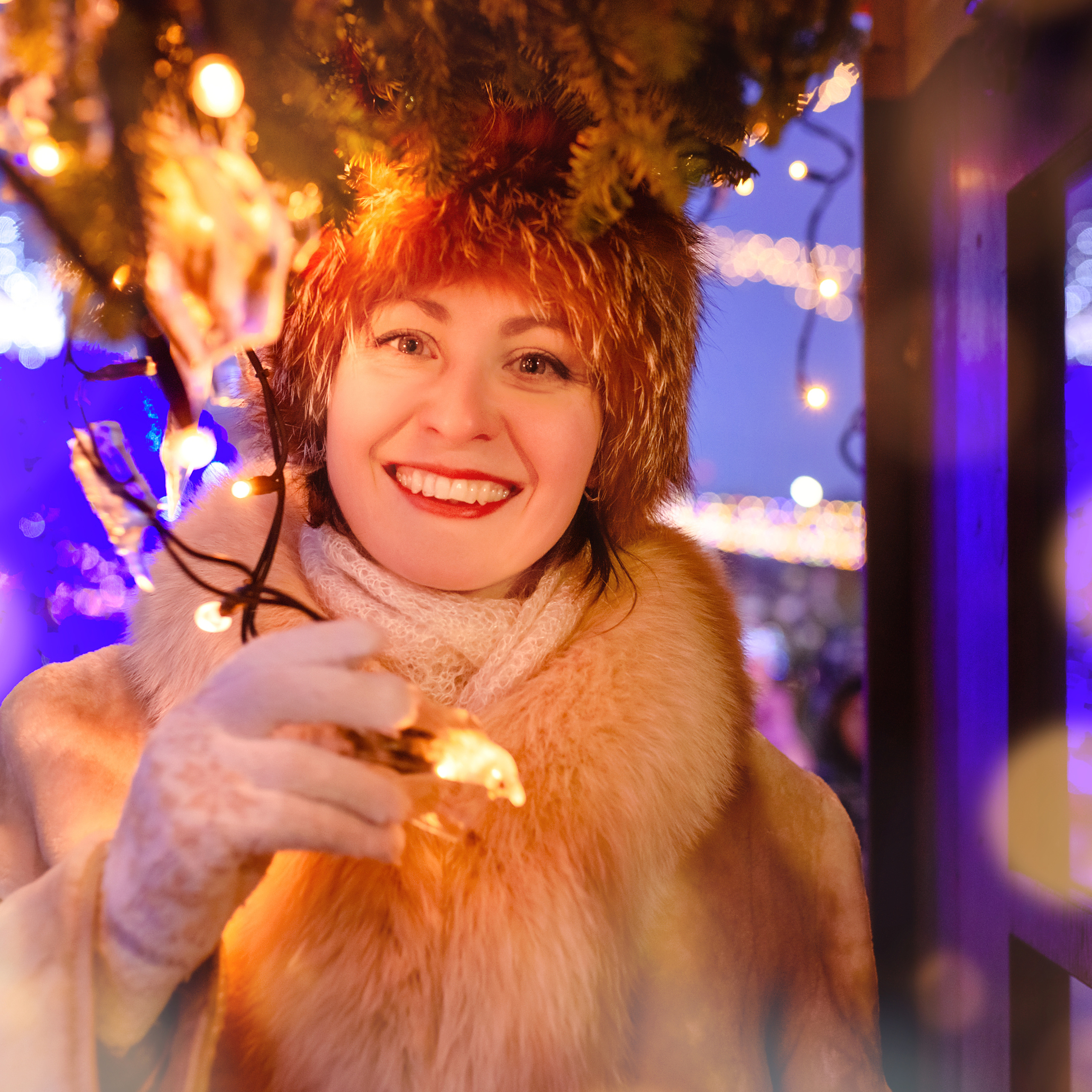 Семейная новогодняя фотосессия на улице. Фотографы в Орле Шестопаловы Юлия и Юрий