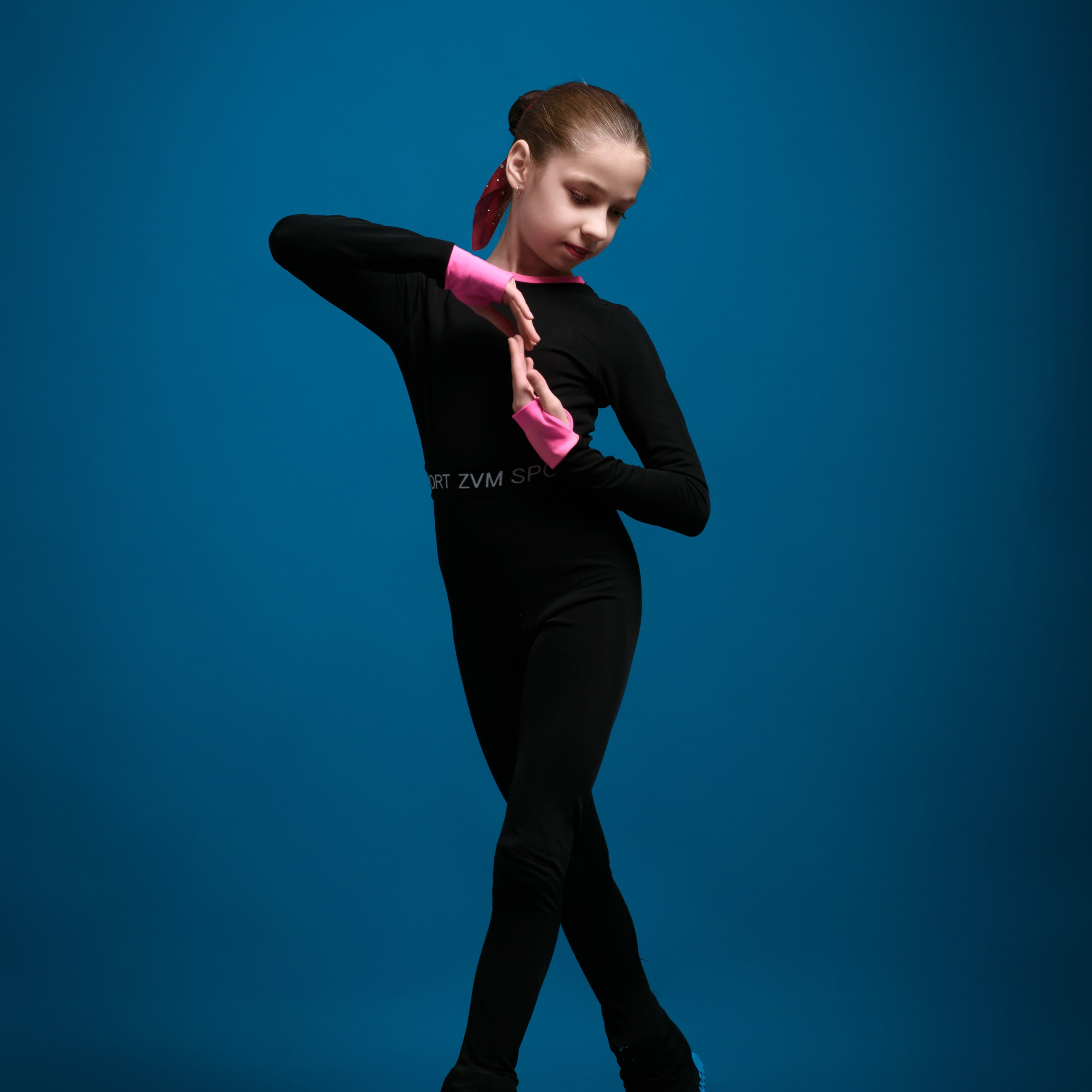 Фотосессия с коньками в студии