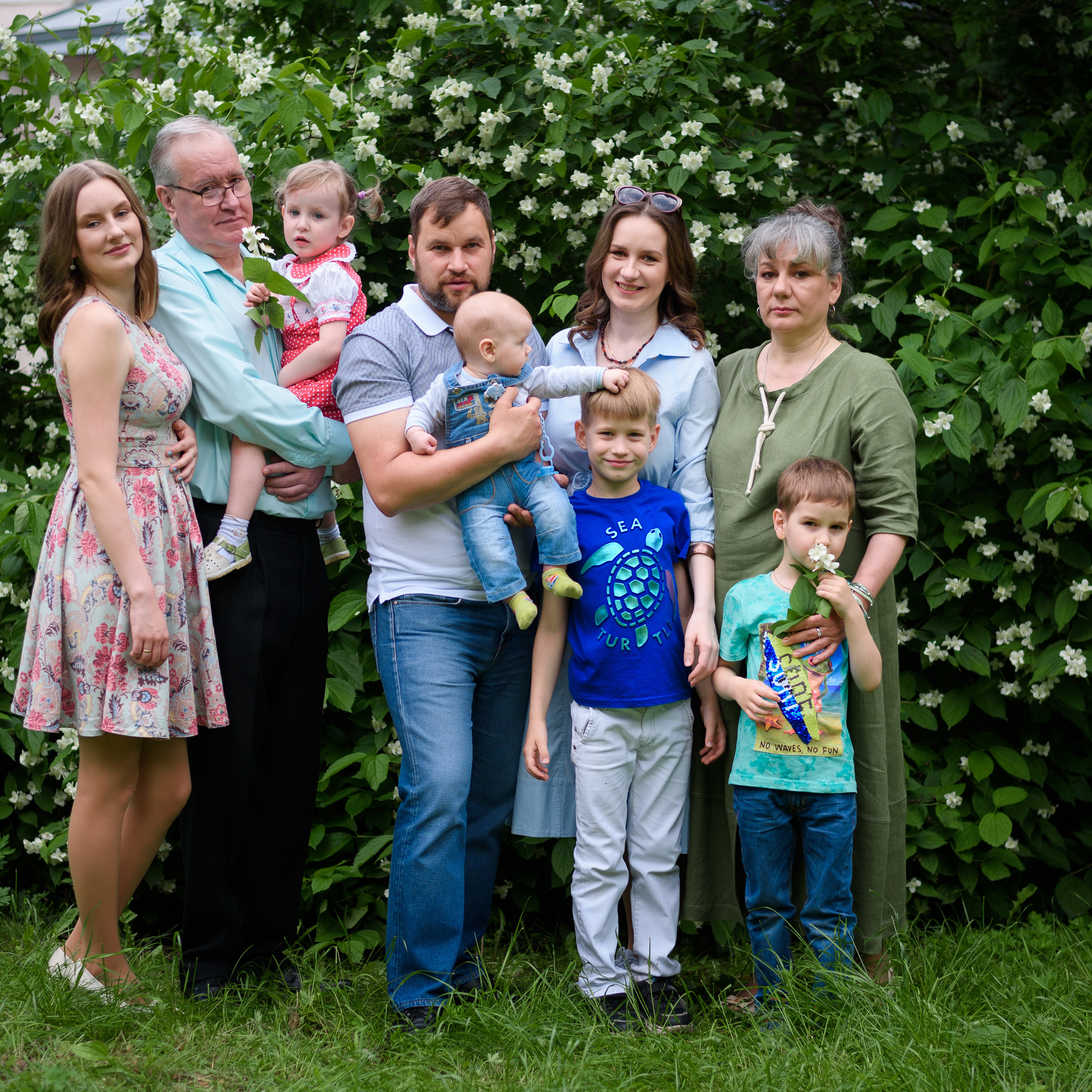 БОЛЬШАЯ семья Поплавных). Фотографы в Орле Шестопаловы Юлия и Юрий