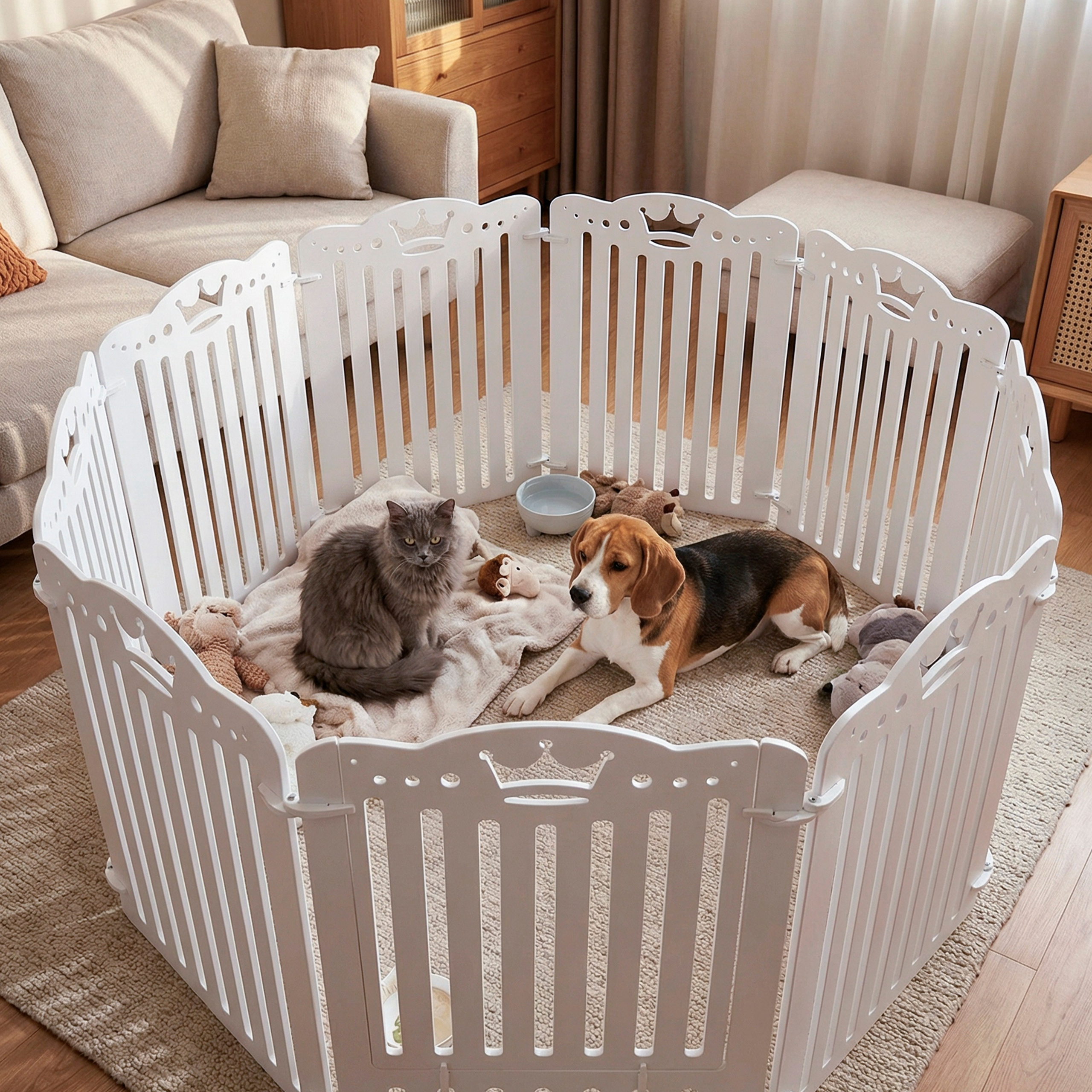 Вольер Белый (10 Секций)