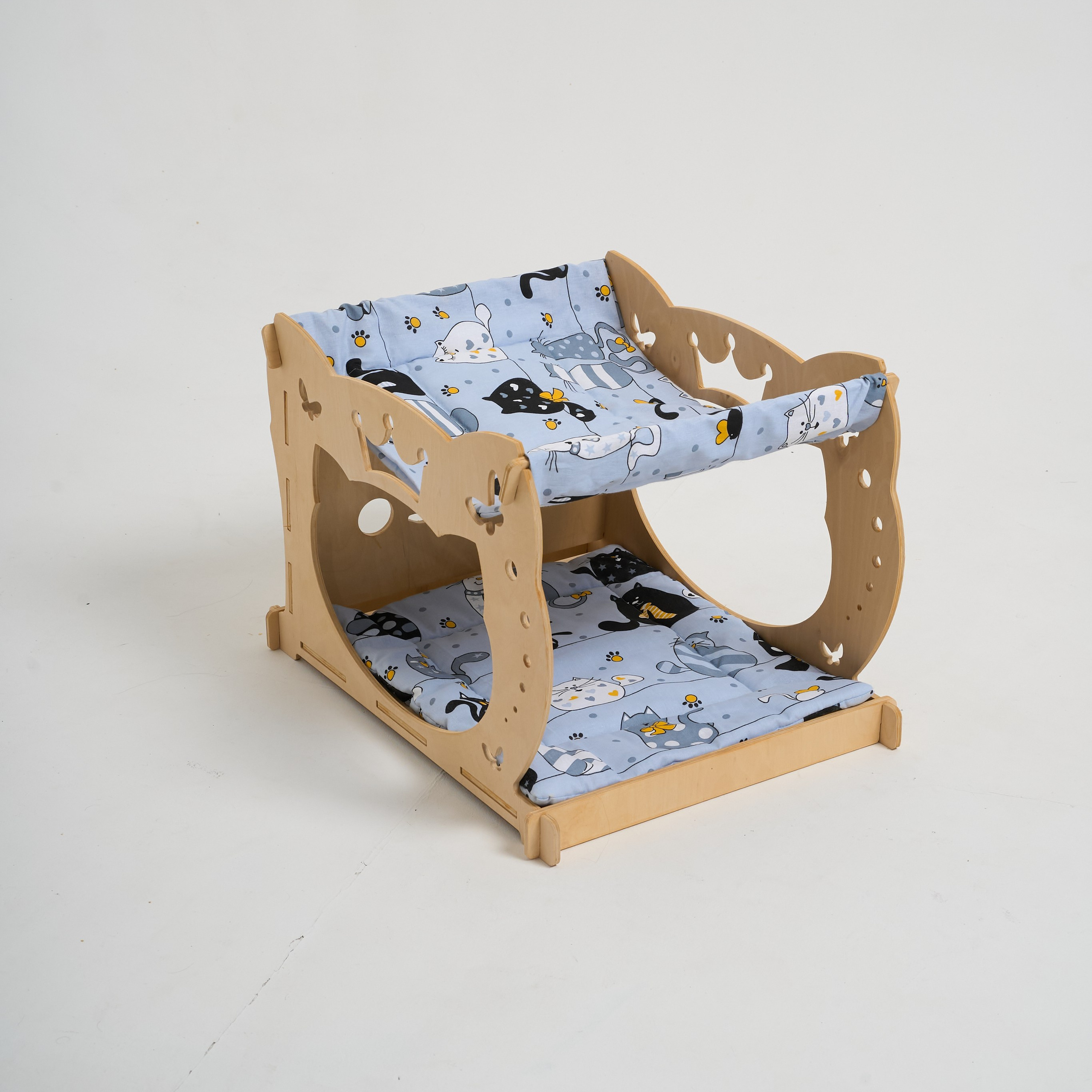 Домик-гамак двухуровневый для питомцев. Murstyle