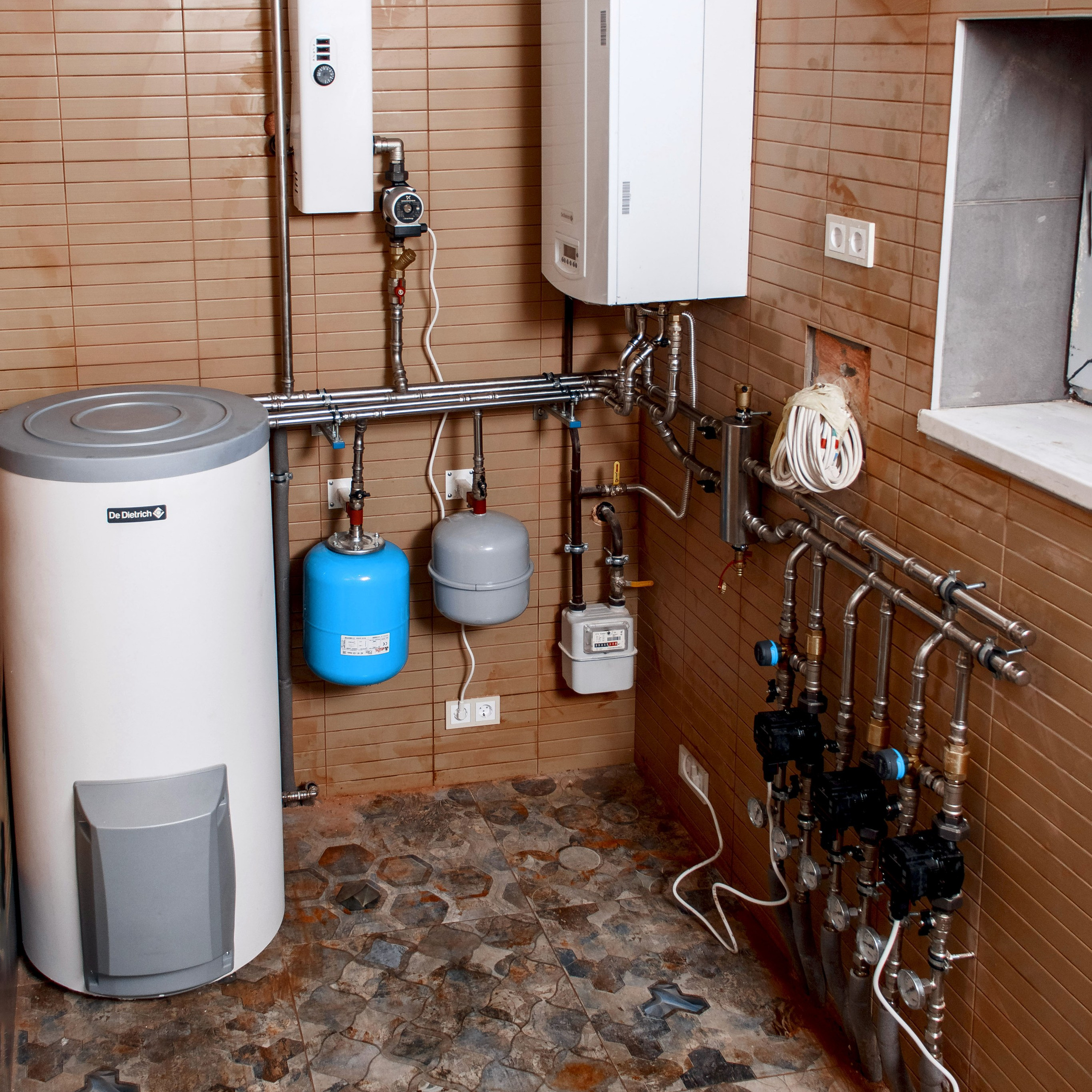 2-этажный дом г. Калининград ул. Двинская. Монтаж отопления в Калининграде | Балтийский сантехник