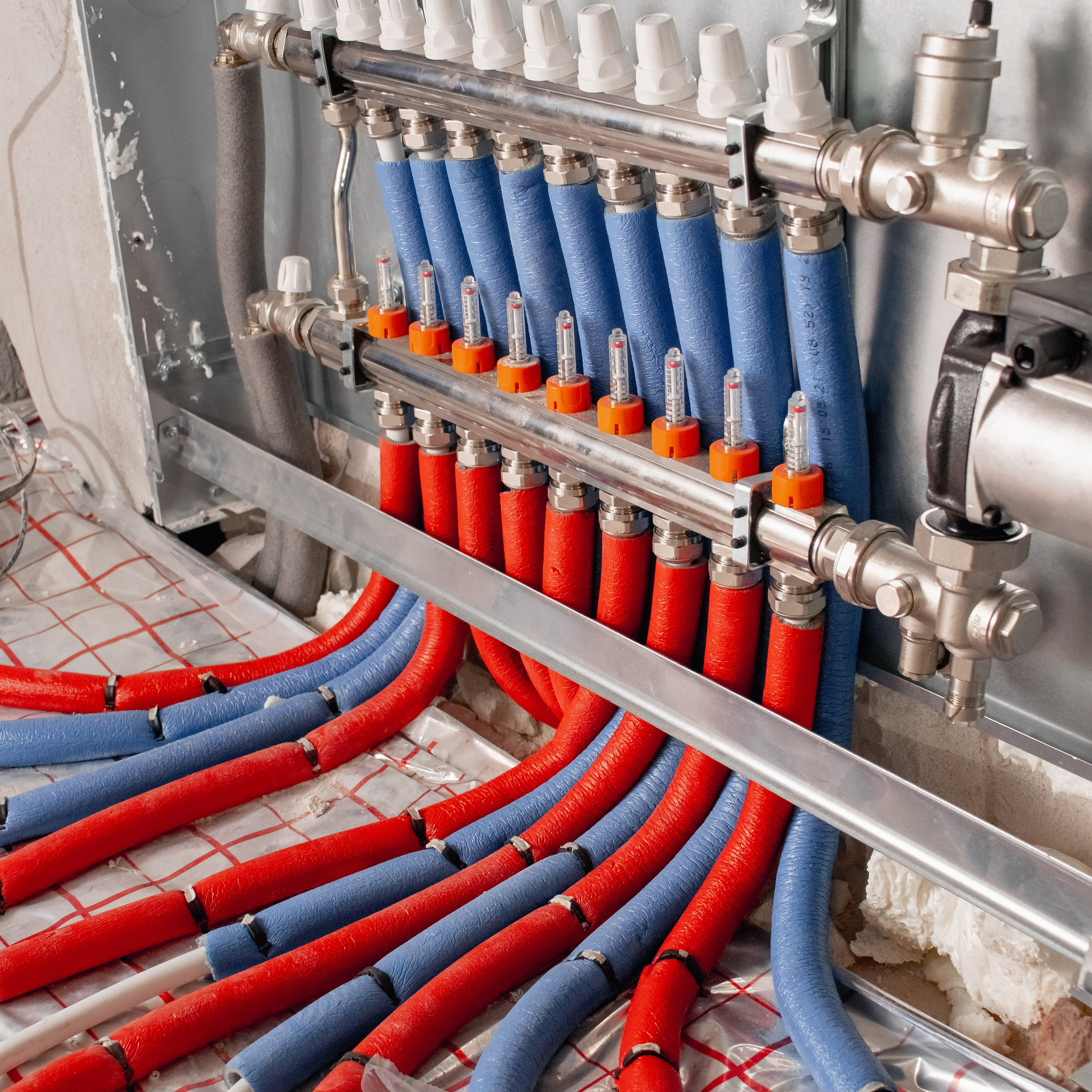 2-этажный дом г. Калининград ул. Двинская. Монтаж отопления в Калининграде | Балтийский сантехник