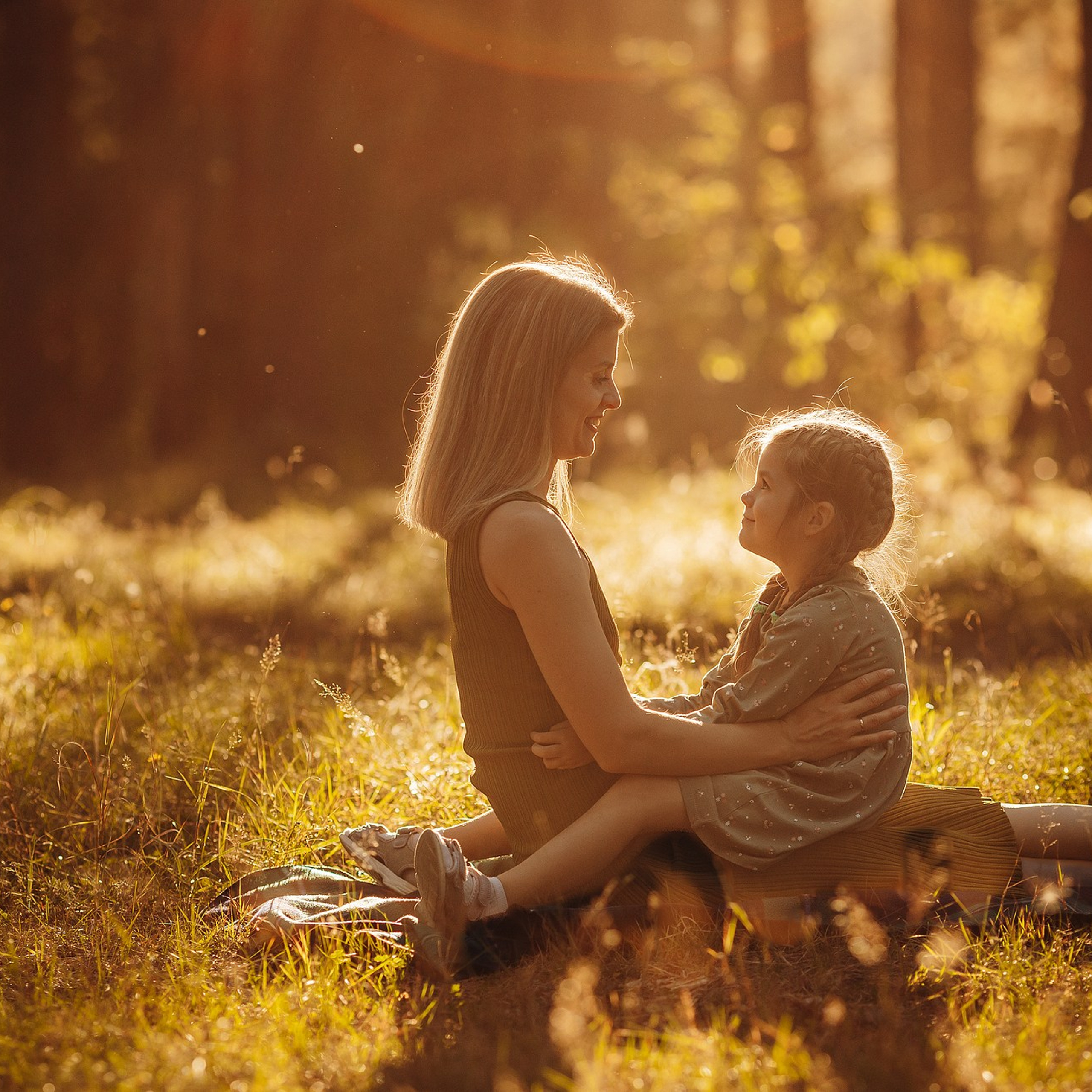 Прогулка в сосновом лесу