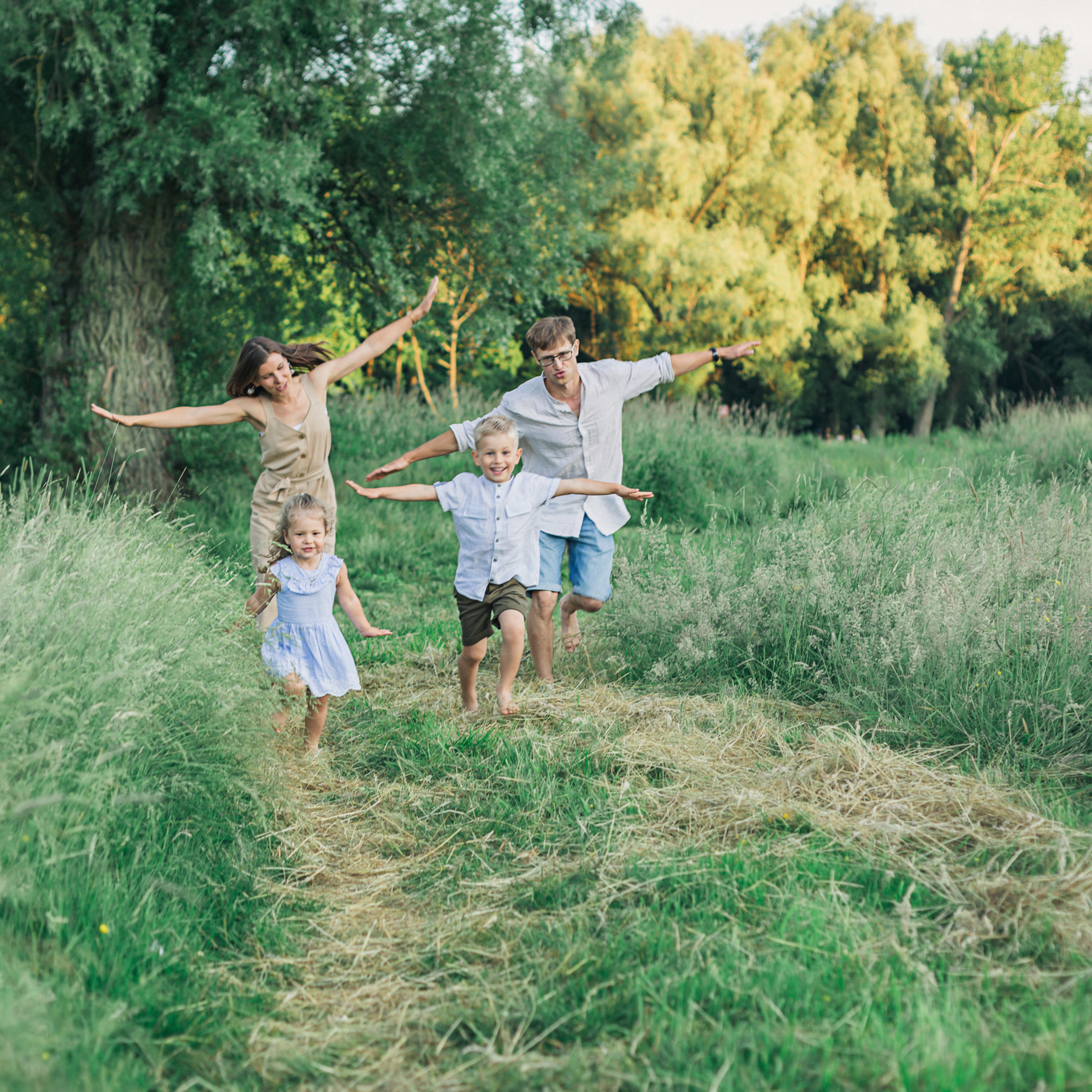 Анастасия, Александр, Глеб и Аня