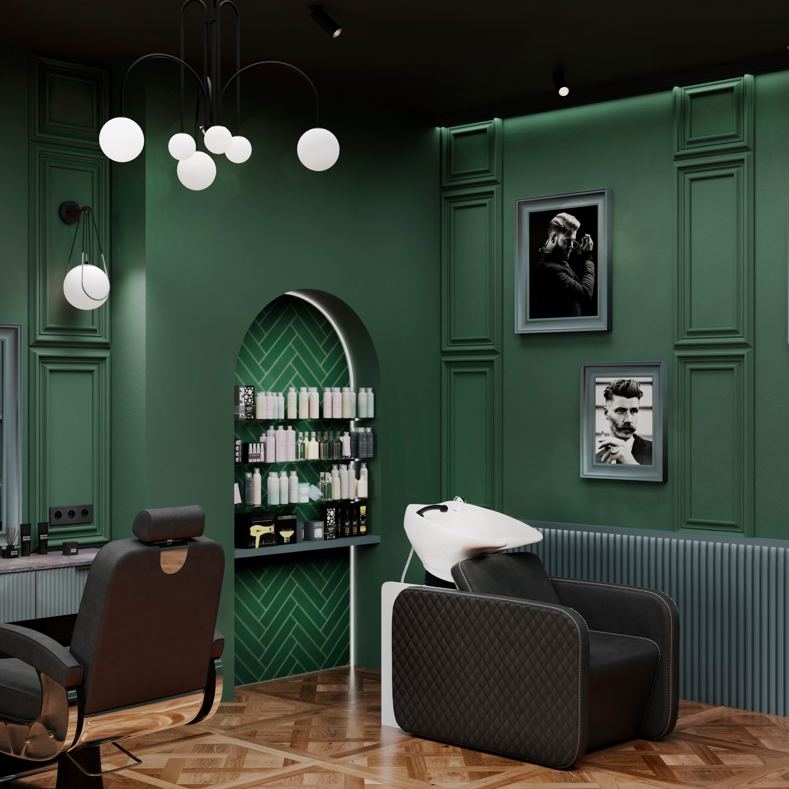 Барбершоп. Архитектор и дизайнер интерьеров