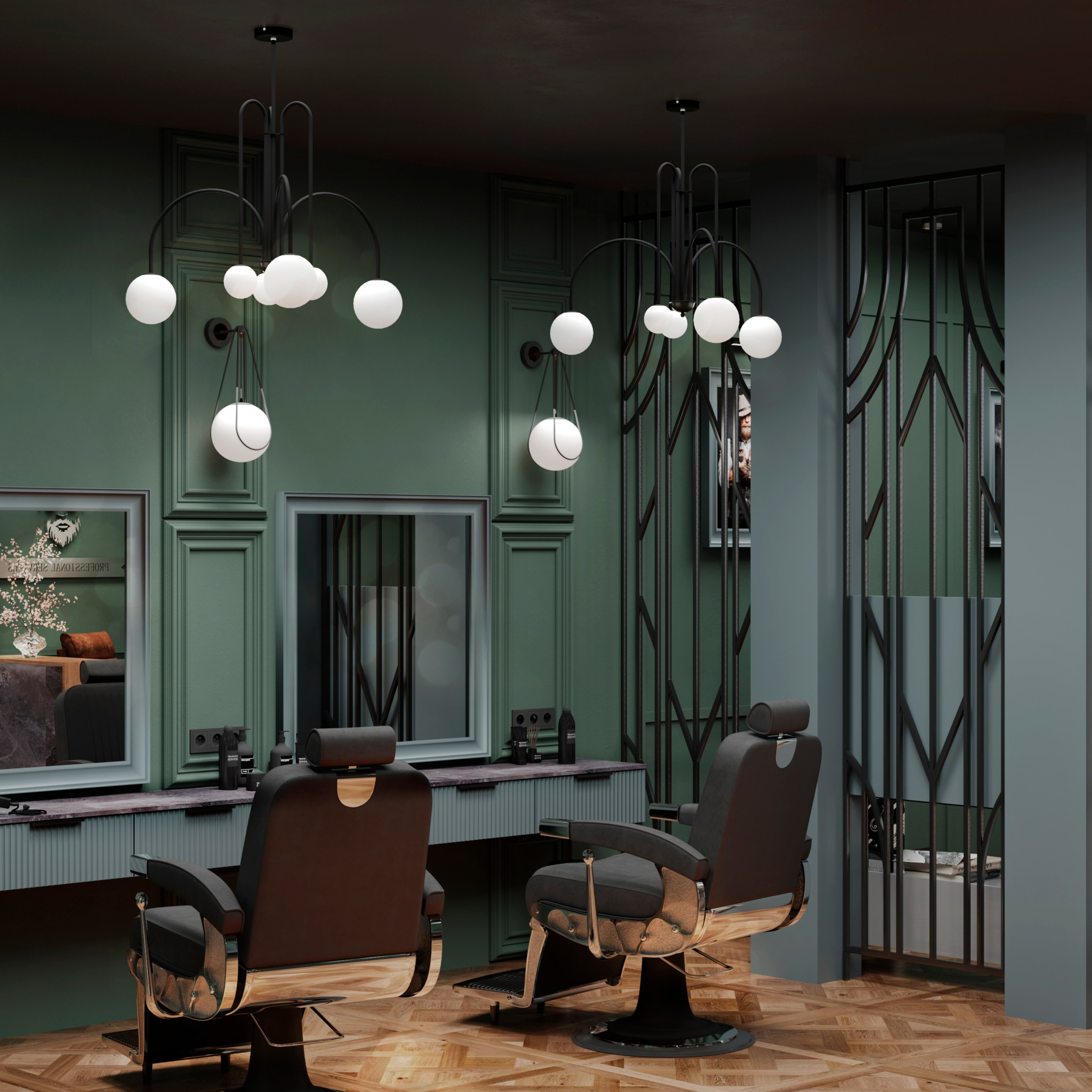 Барбершоп. Архитектор и дизайнер интерьеров