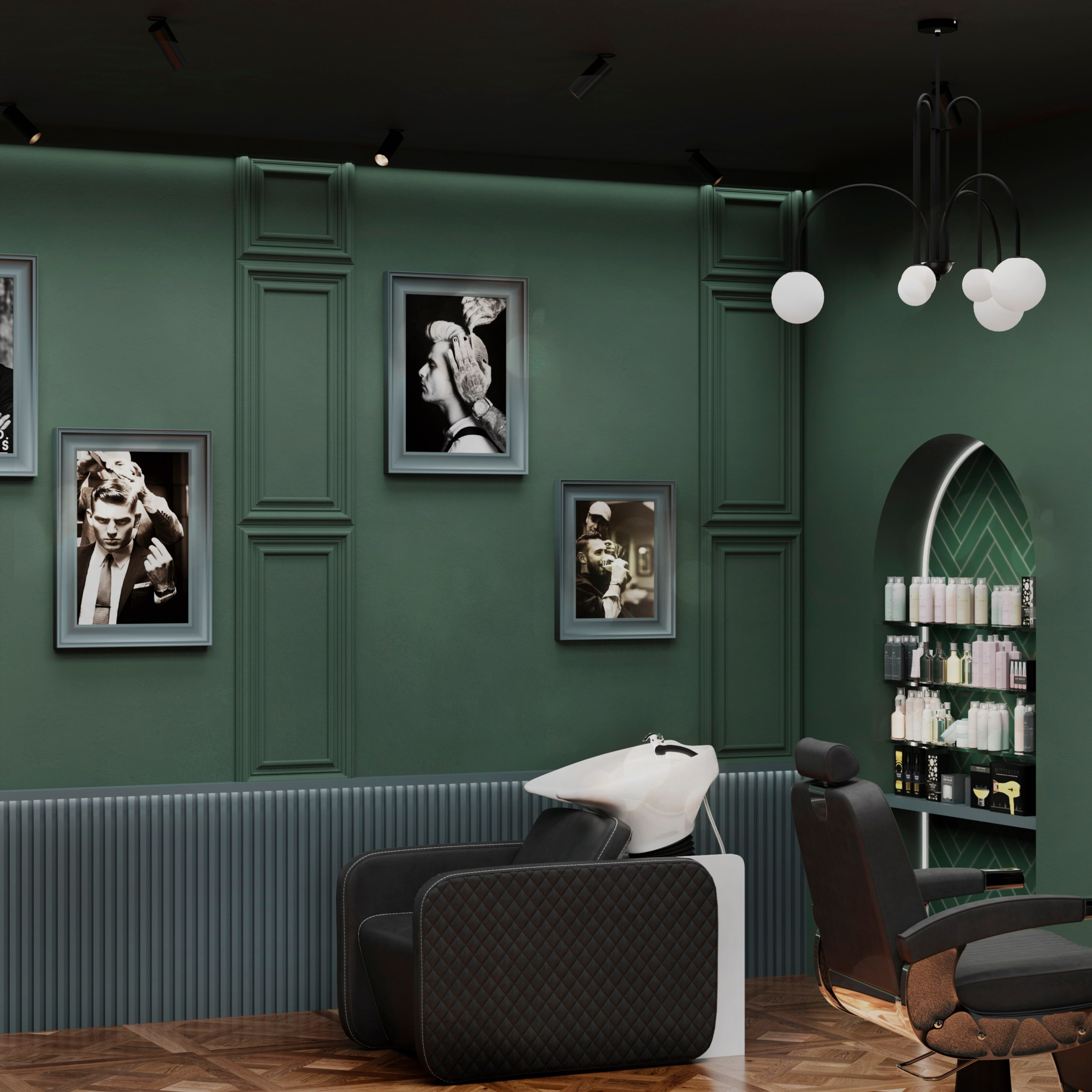 Барбершоп. Архитектор и дизайнер интерьеров