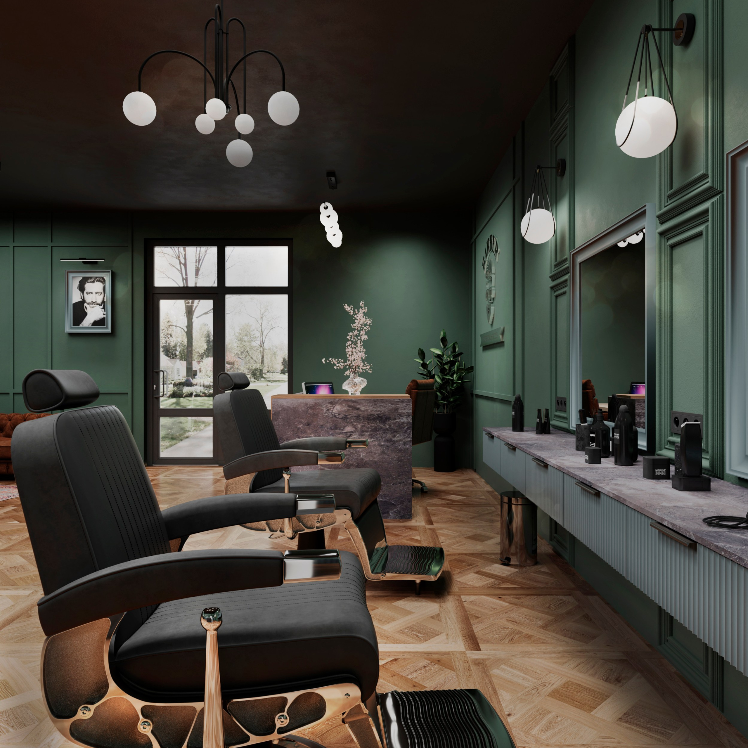 Барбершоп. Архитектор и дизайнер интерьеров