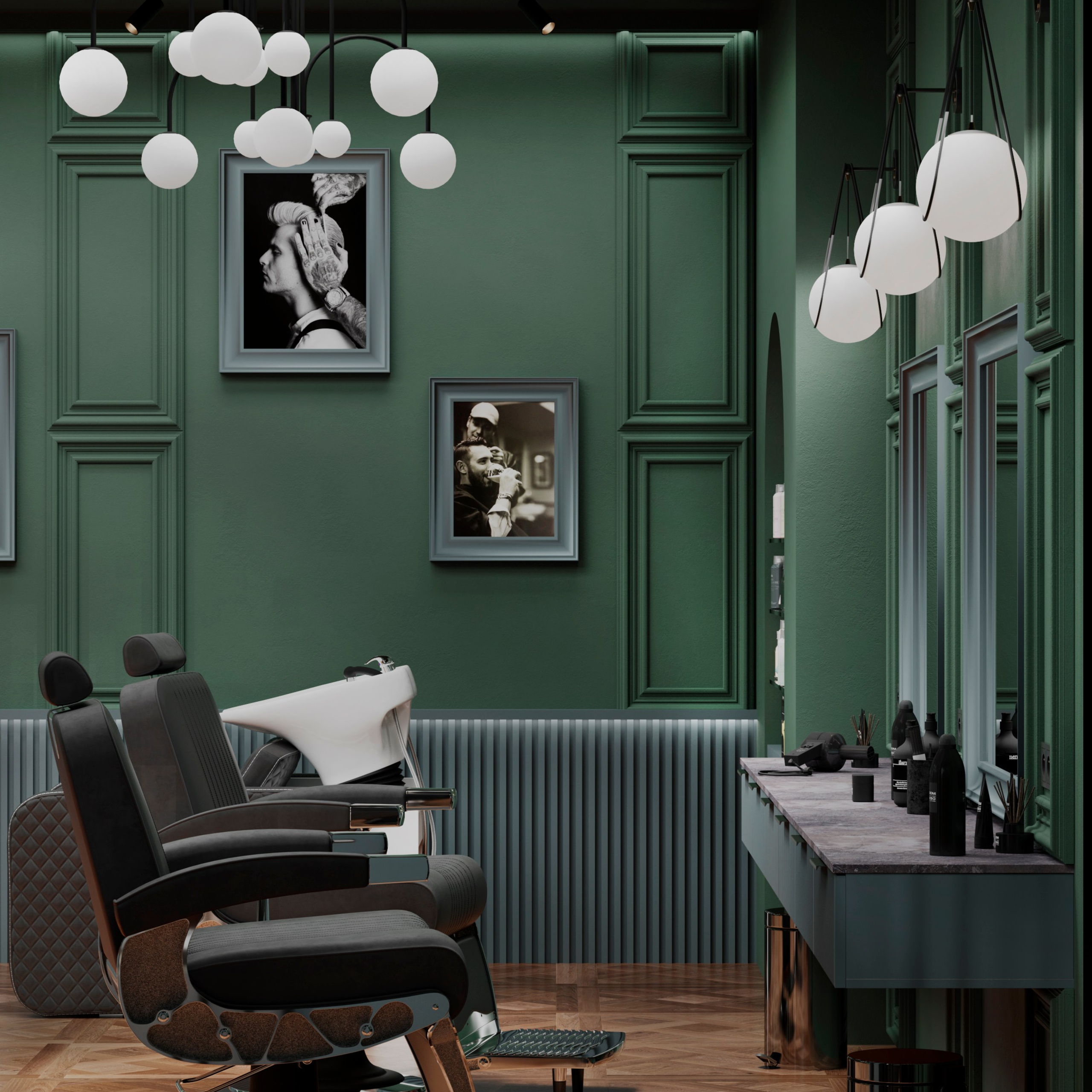 Барбершоп. Архитектор и дизайнер интерьеров