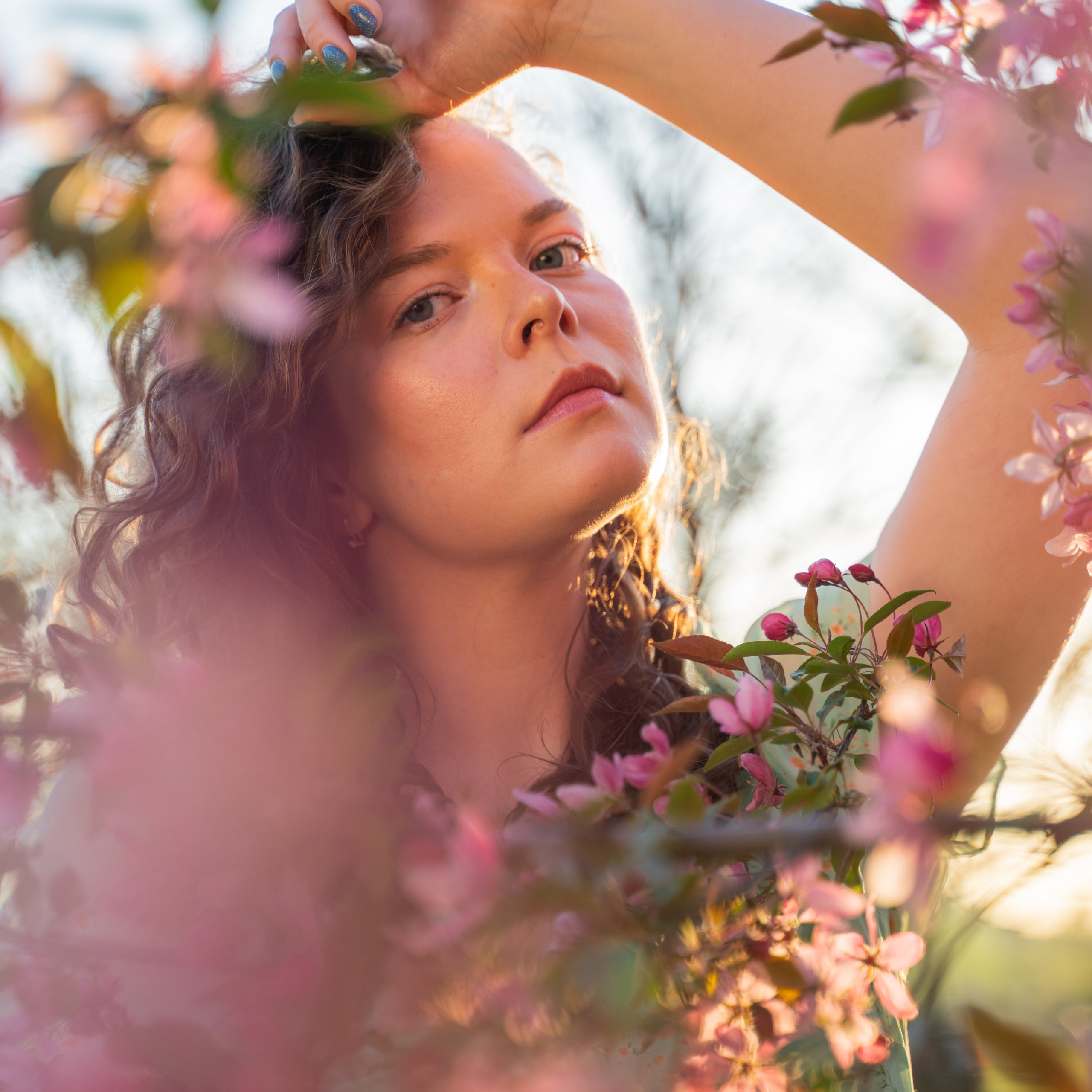 Настя весной