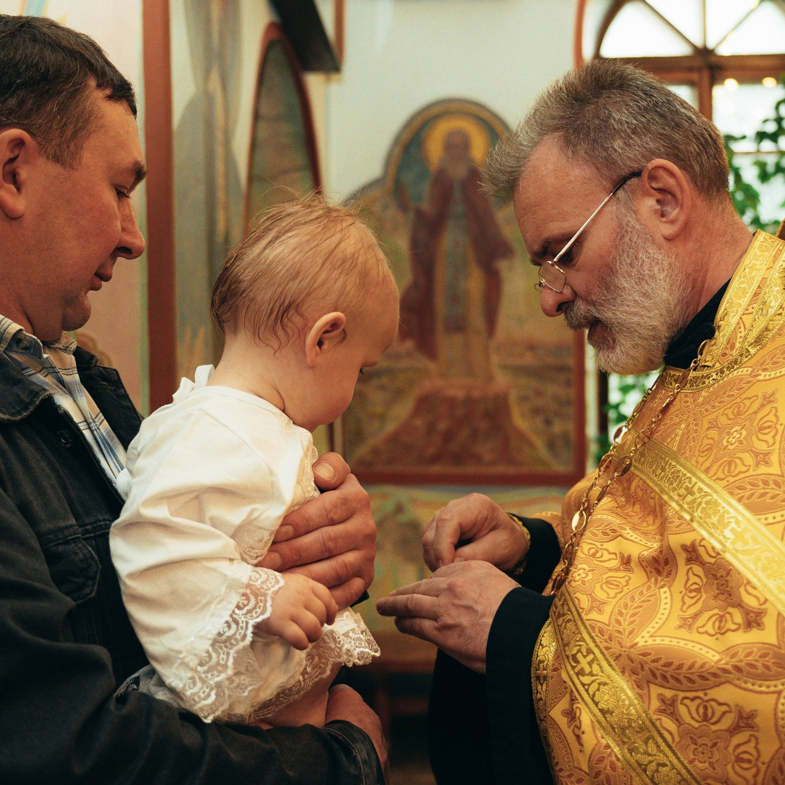 помазание ребенка 