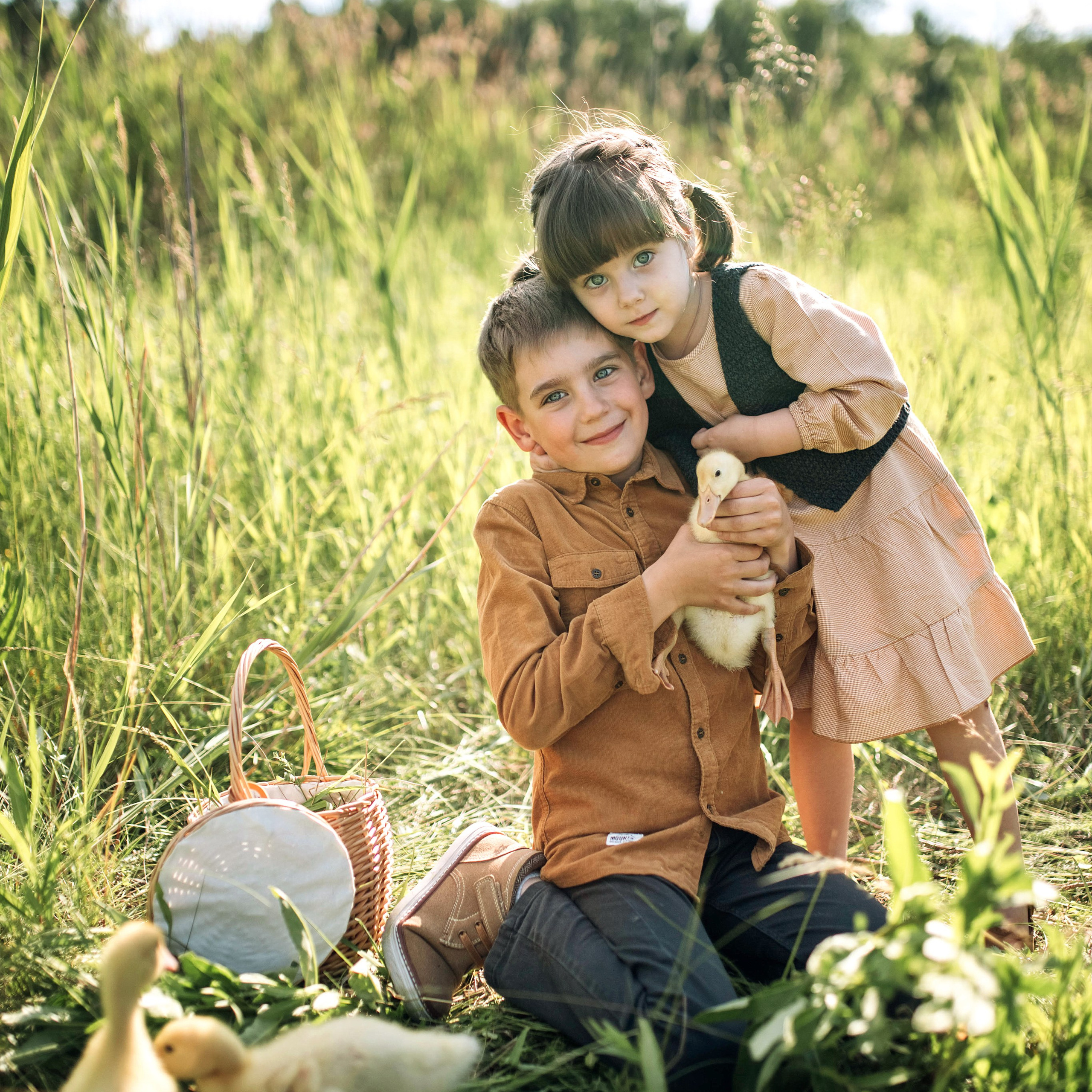 Фотосессия с утятами