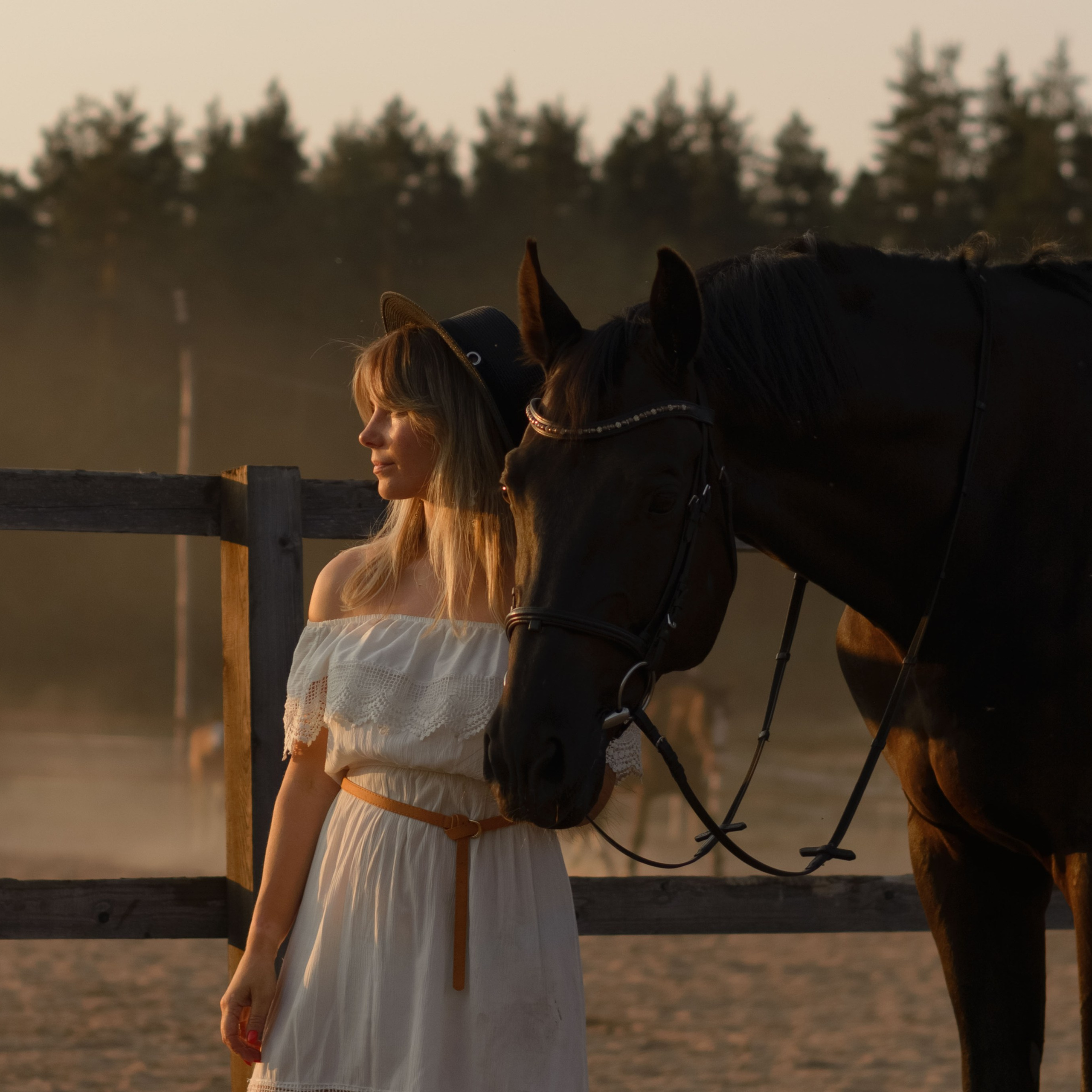 Анна. Женский портрет на конюшне