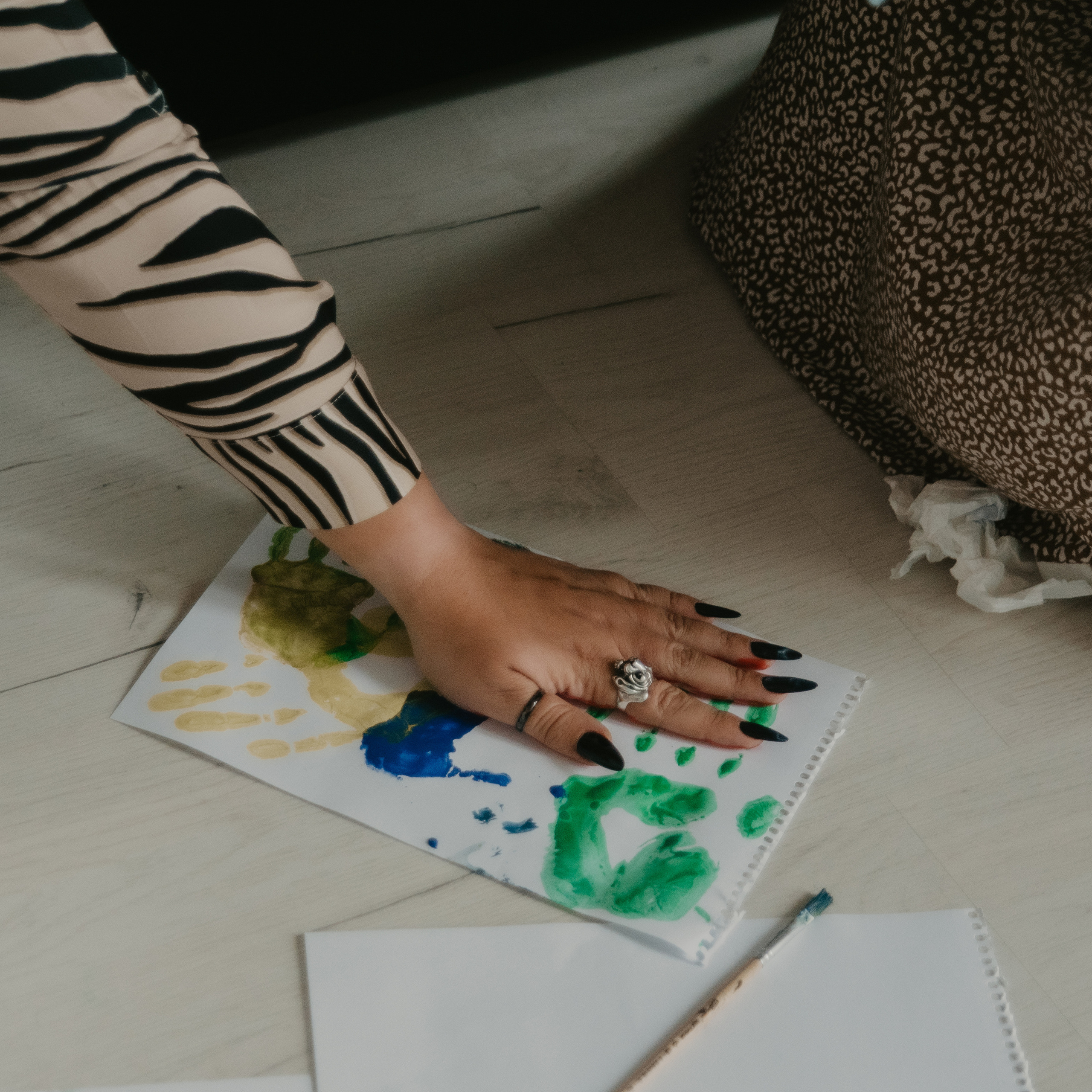 Рисуем дома. Фотограф Надежда Московская